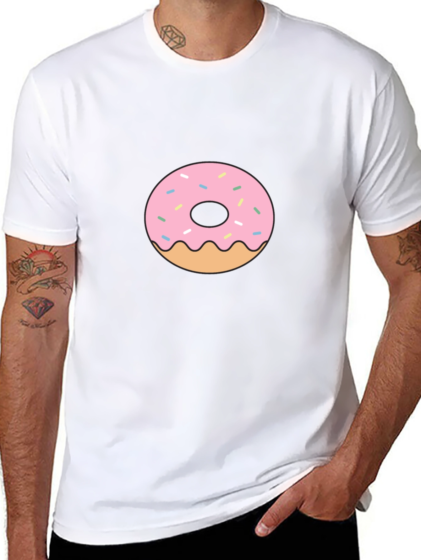 Donut Graphic Tee - Casual Style