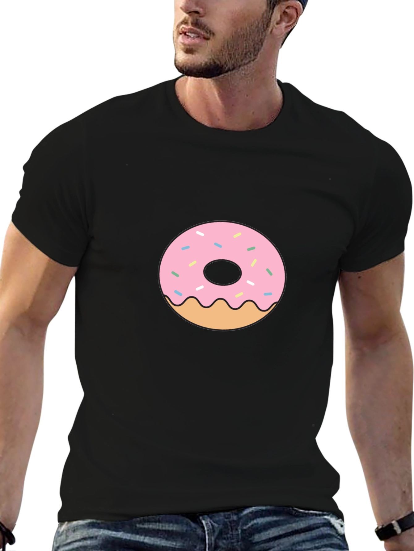 Donut Graphic Tee - Casual Style