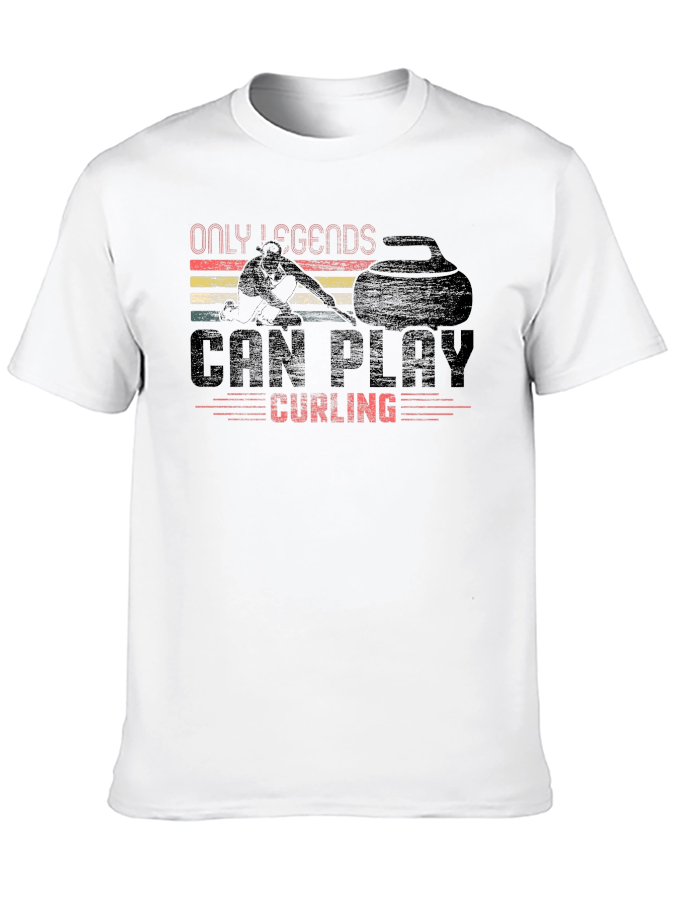 Only Legends Can Play Curling T-Shirt