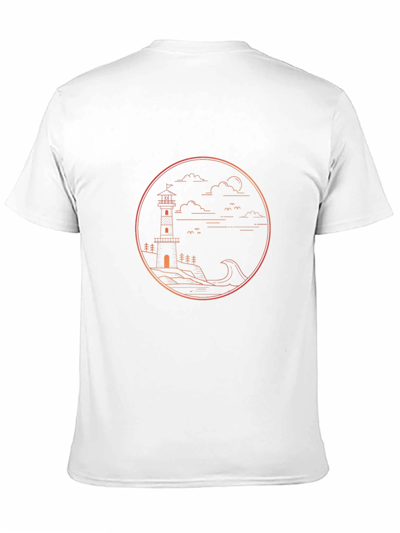 Lighthouse Graphic Tee - Coastal Design