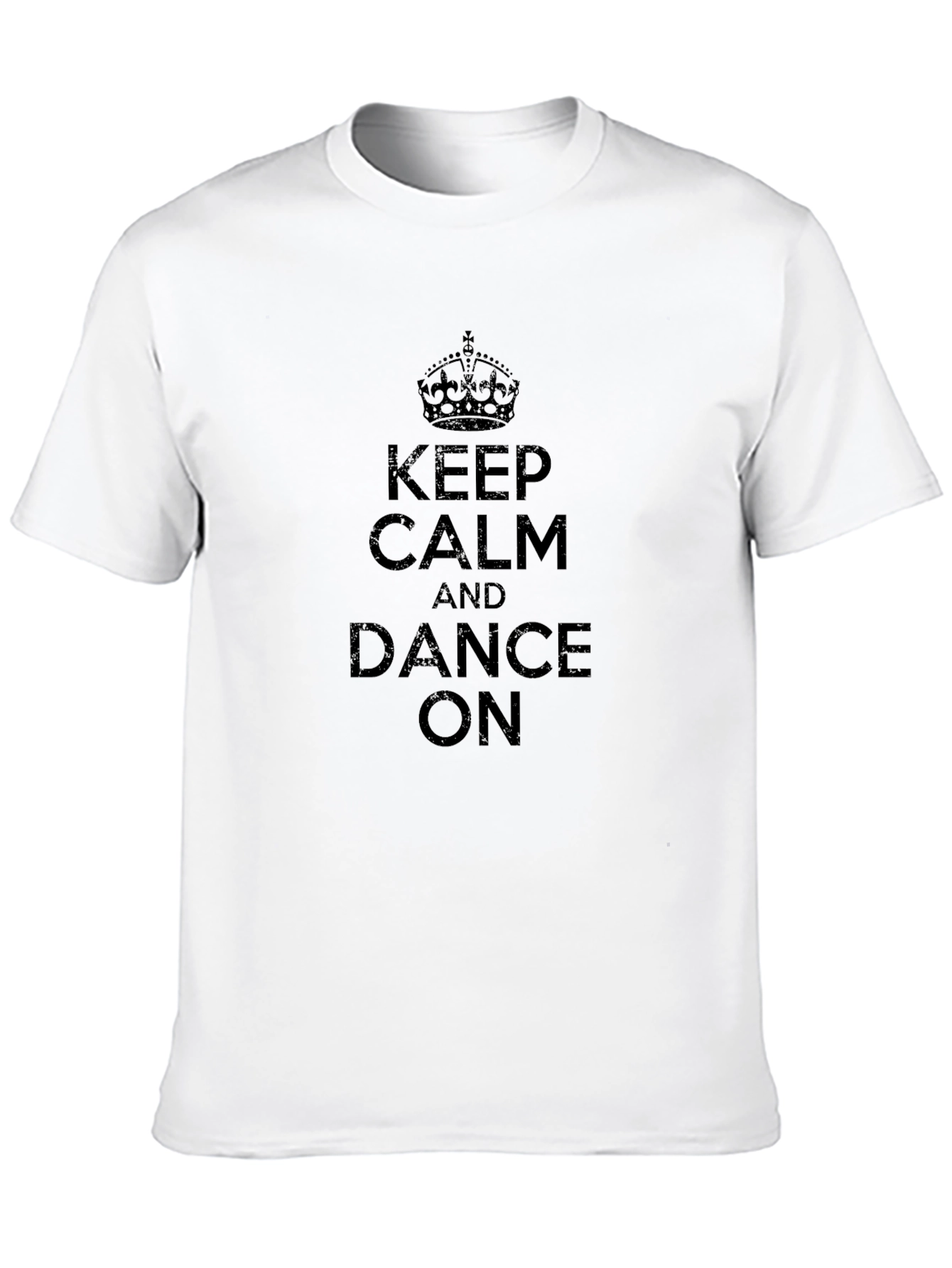 Keep Calm and Dance On Black T-Shirt