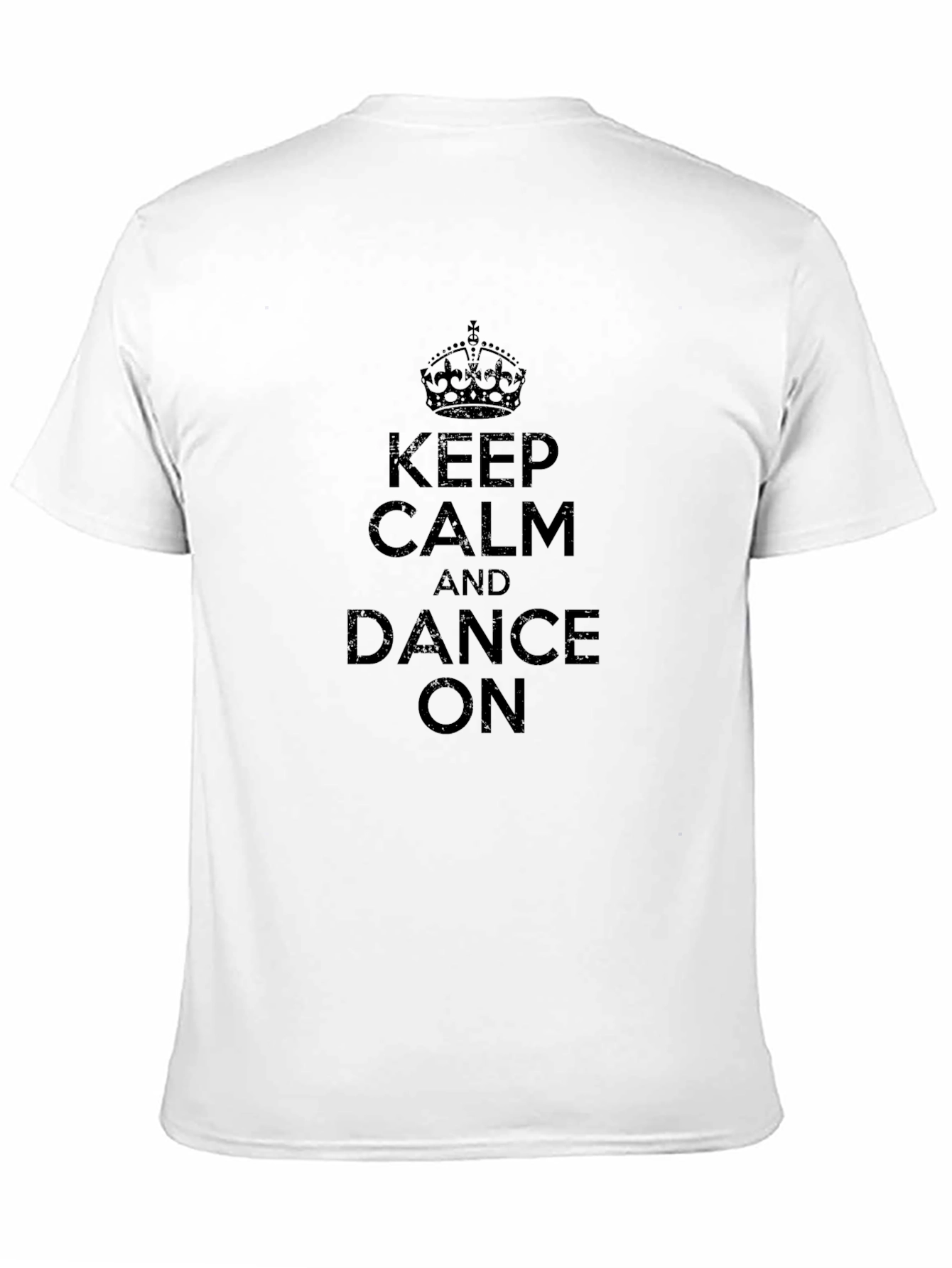 Keep Calm and Dance On Black T-Shirt