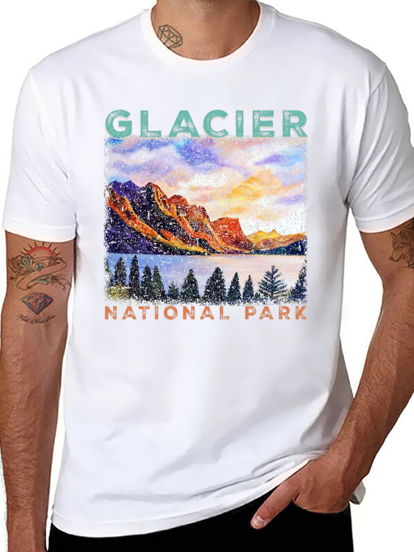 Glacier National Park Graphic Tee