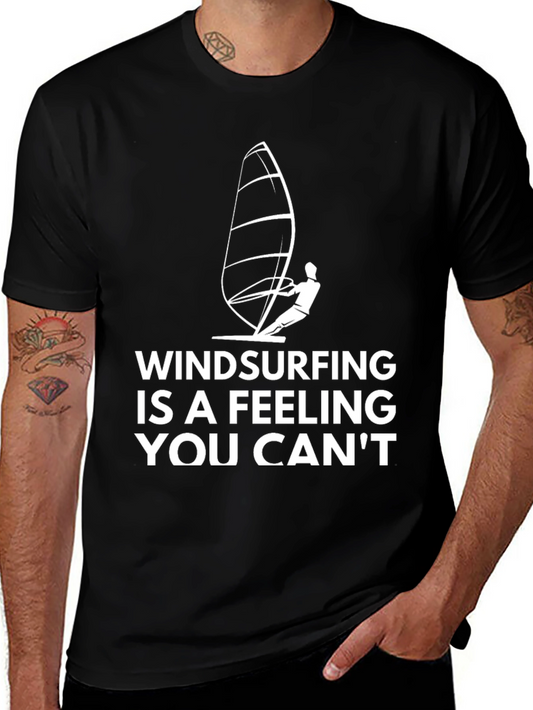 Windsurfing Feeling Graphic Tee - Black