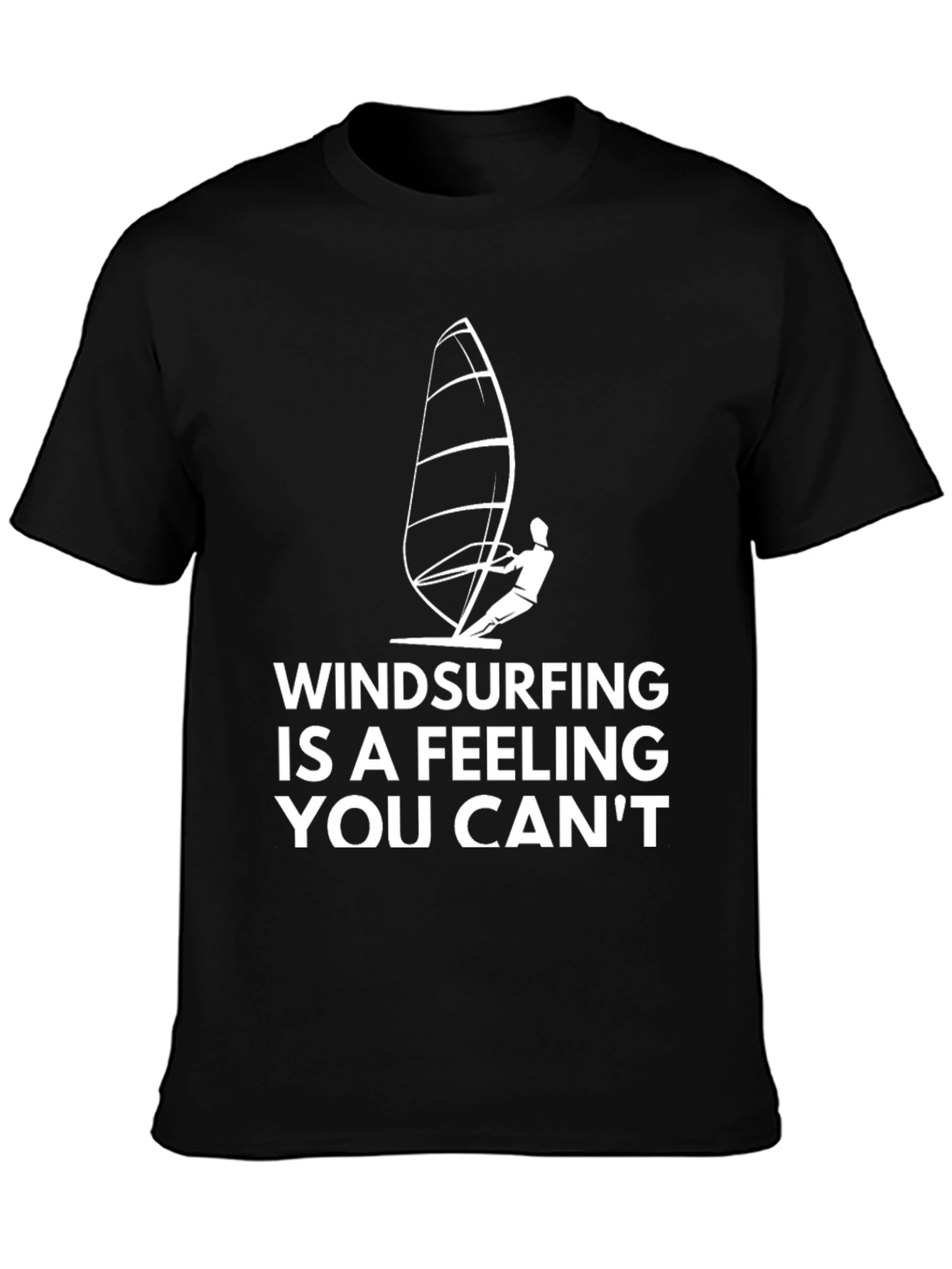 Windsurfing Feeling Graphic Tee - Black