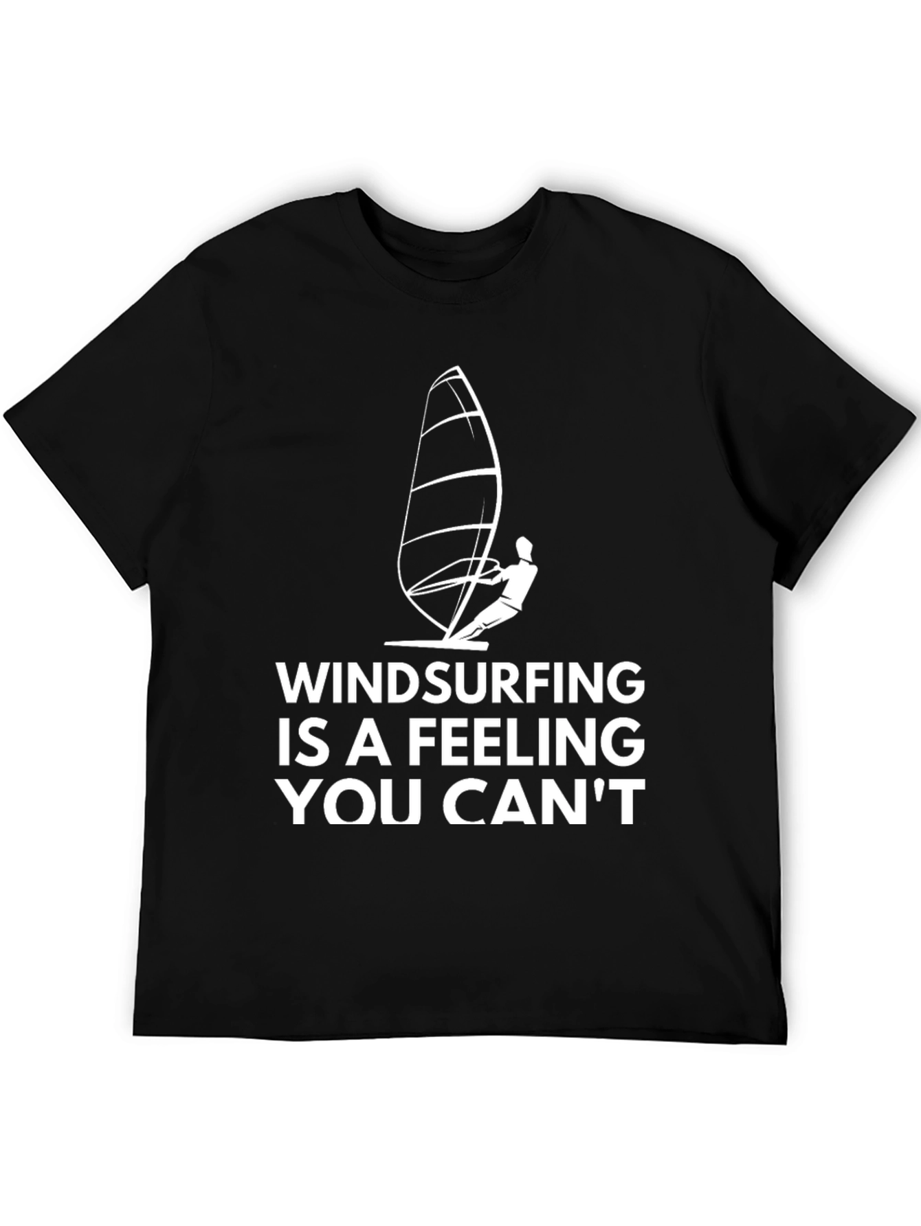 Windsurfing Feeling Graphic Tee - Black