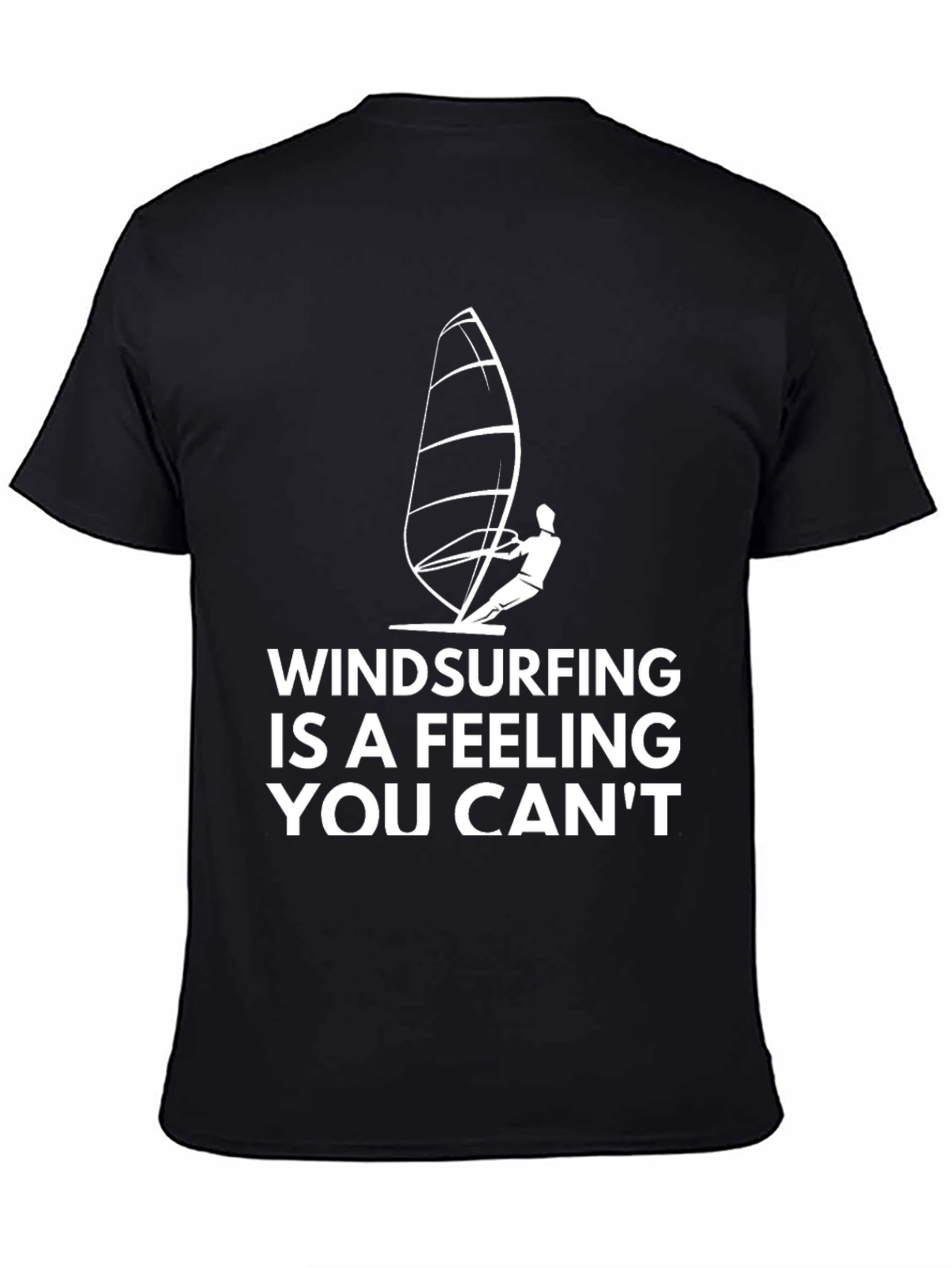 Windsurfing Feeling Graphic Tee - Black