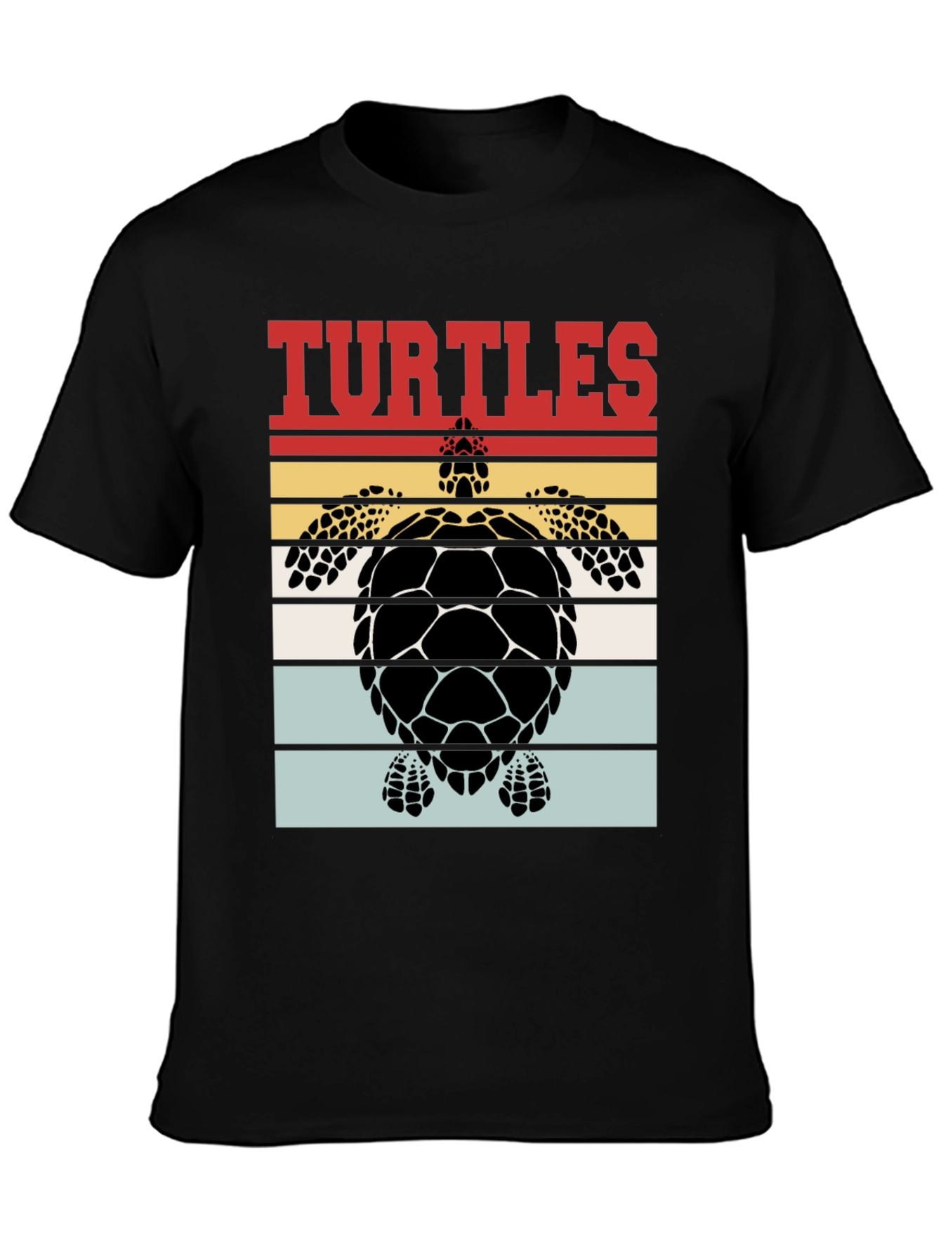 Retro Turtle Graphic T-Shirt