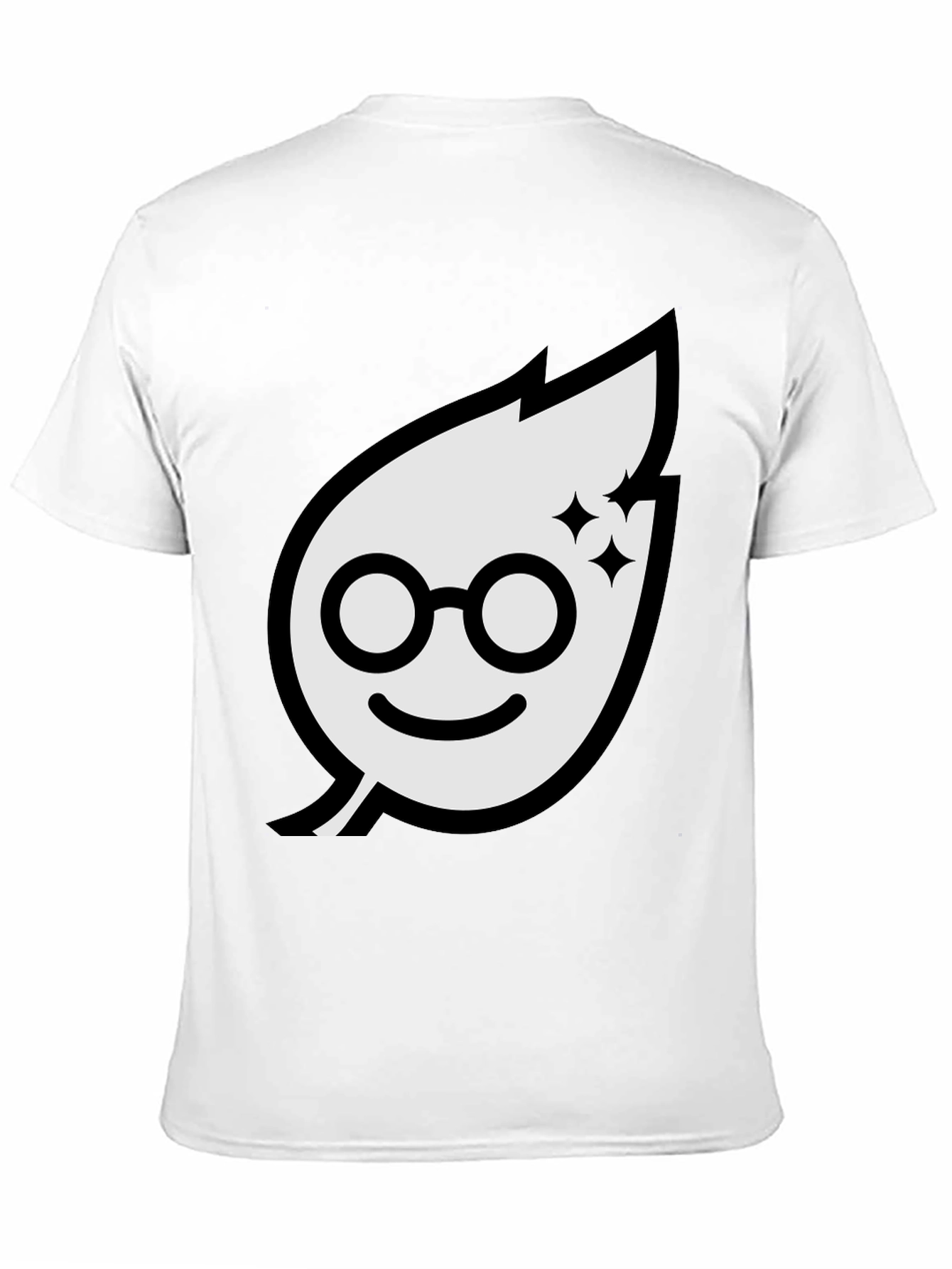 Leafy Glasses T-Shirt - Black Graphic Tee