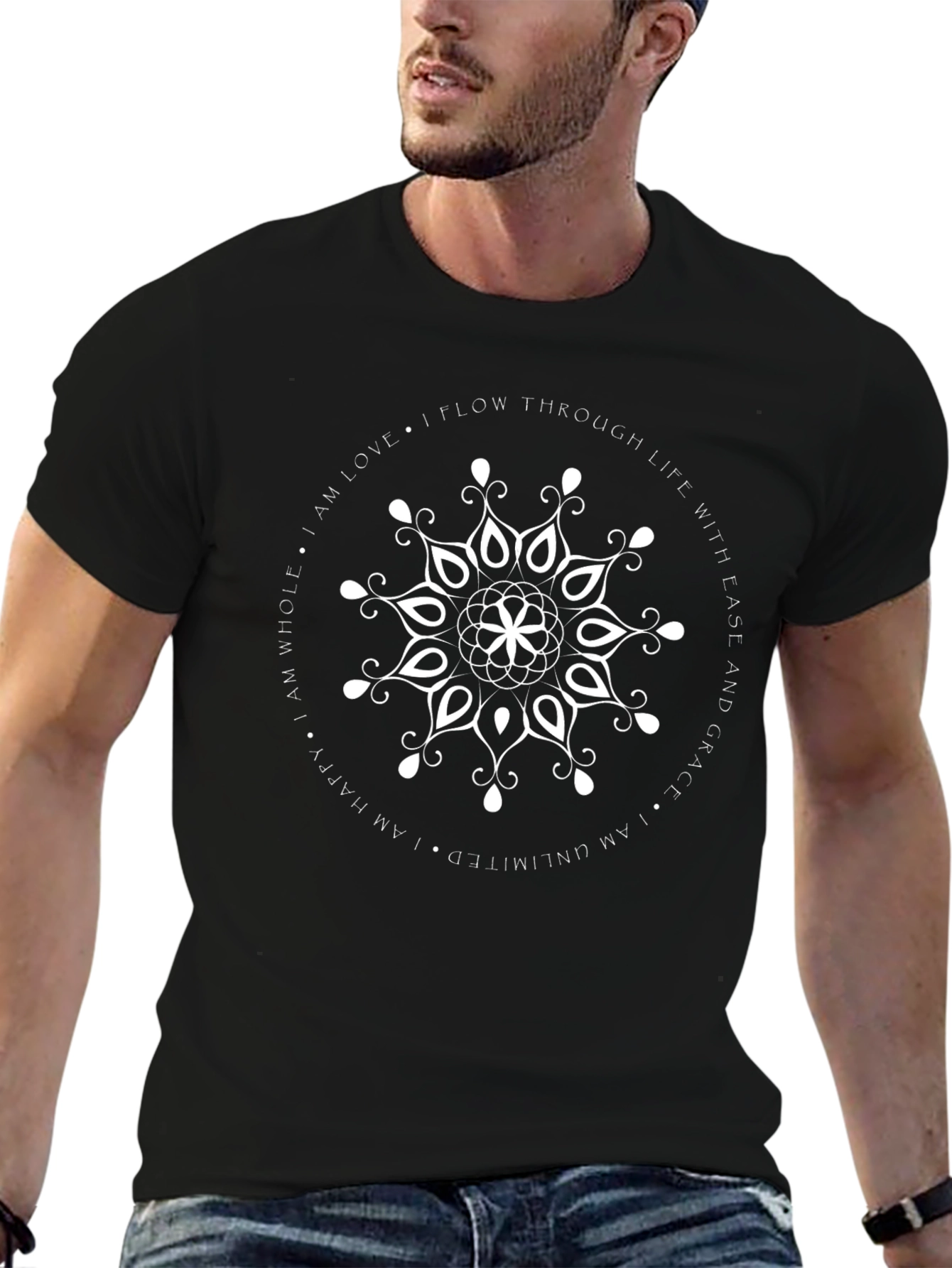 Affirmation Mandala Graphic T-Shirt