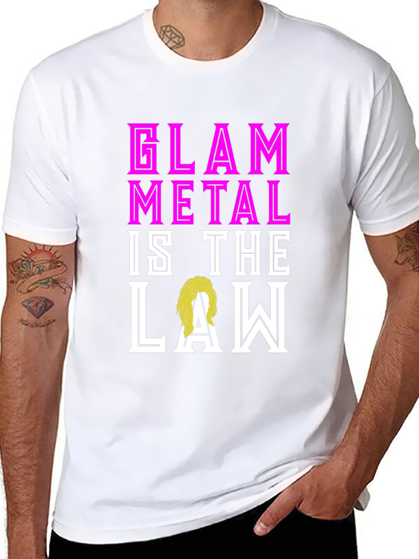 Glam Metal is the Law T-Shirt