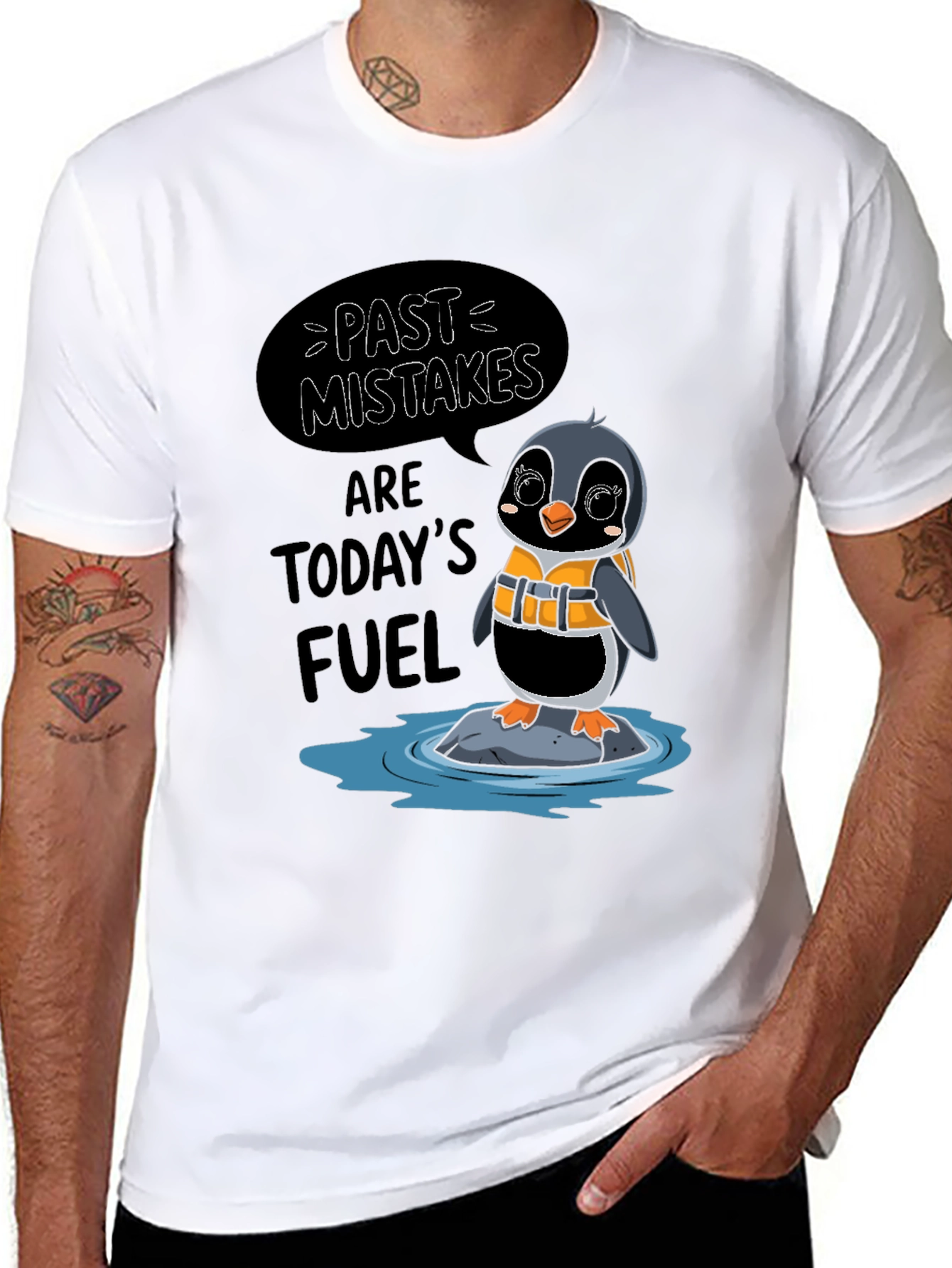 Past Mistakes Penguin T-Shirt