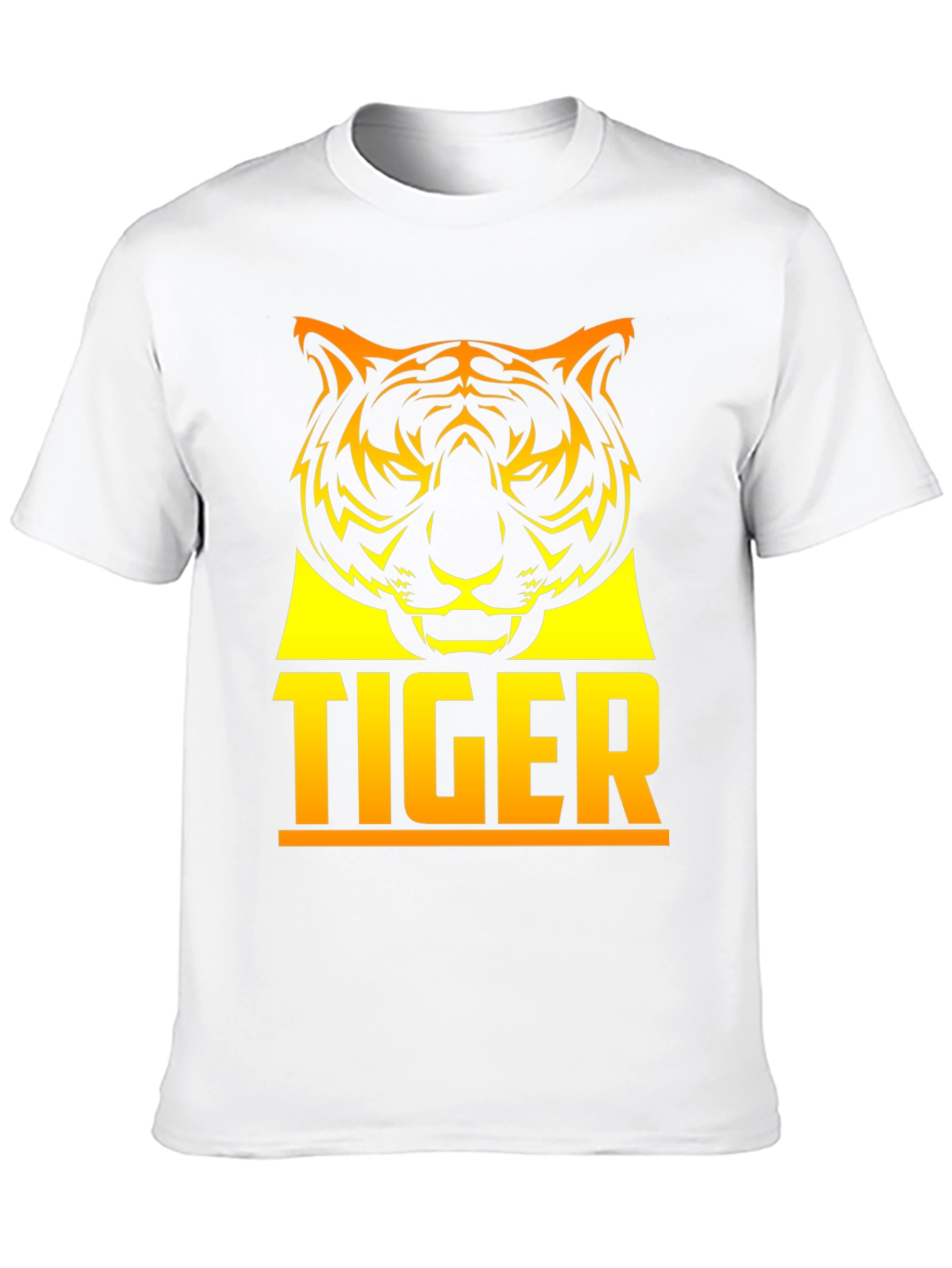 Bold Tiger Graphic Tee - Mens Black T-Shirt