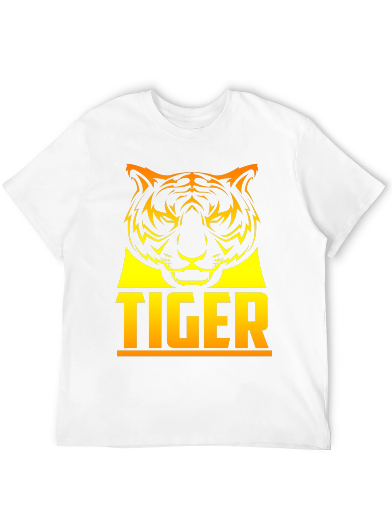 Bold Tiger Graphic Tee - Mens Black T-Shirt