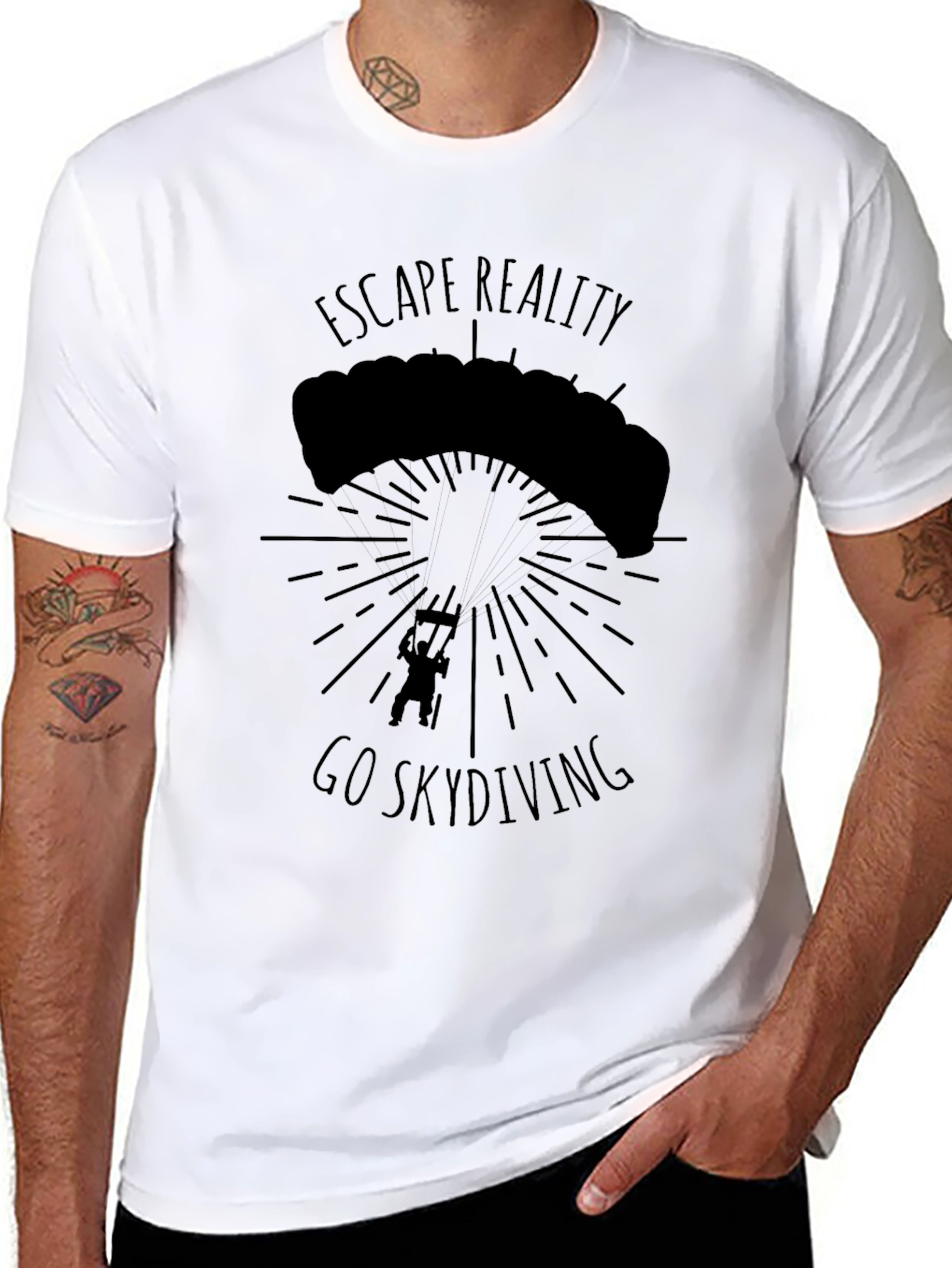 Escape Reality Skydiving T-Shirt - Adventure Ready