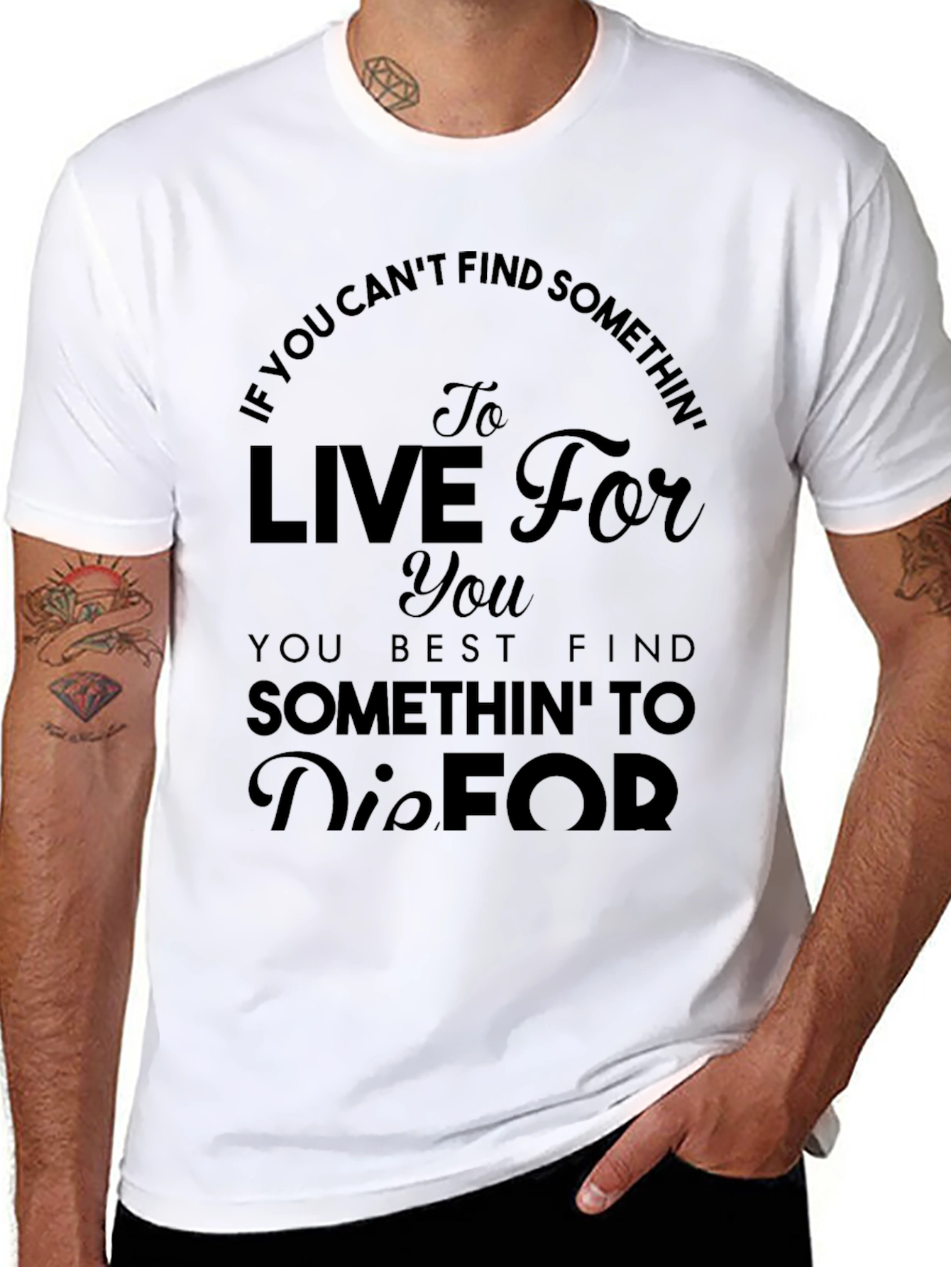 Live For T-Shirt - Inspiring Graphic Tee