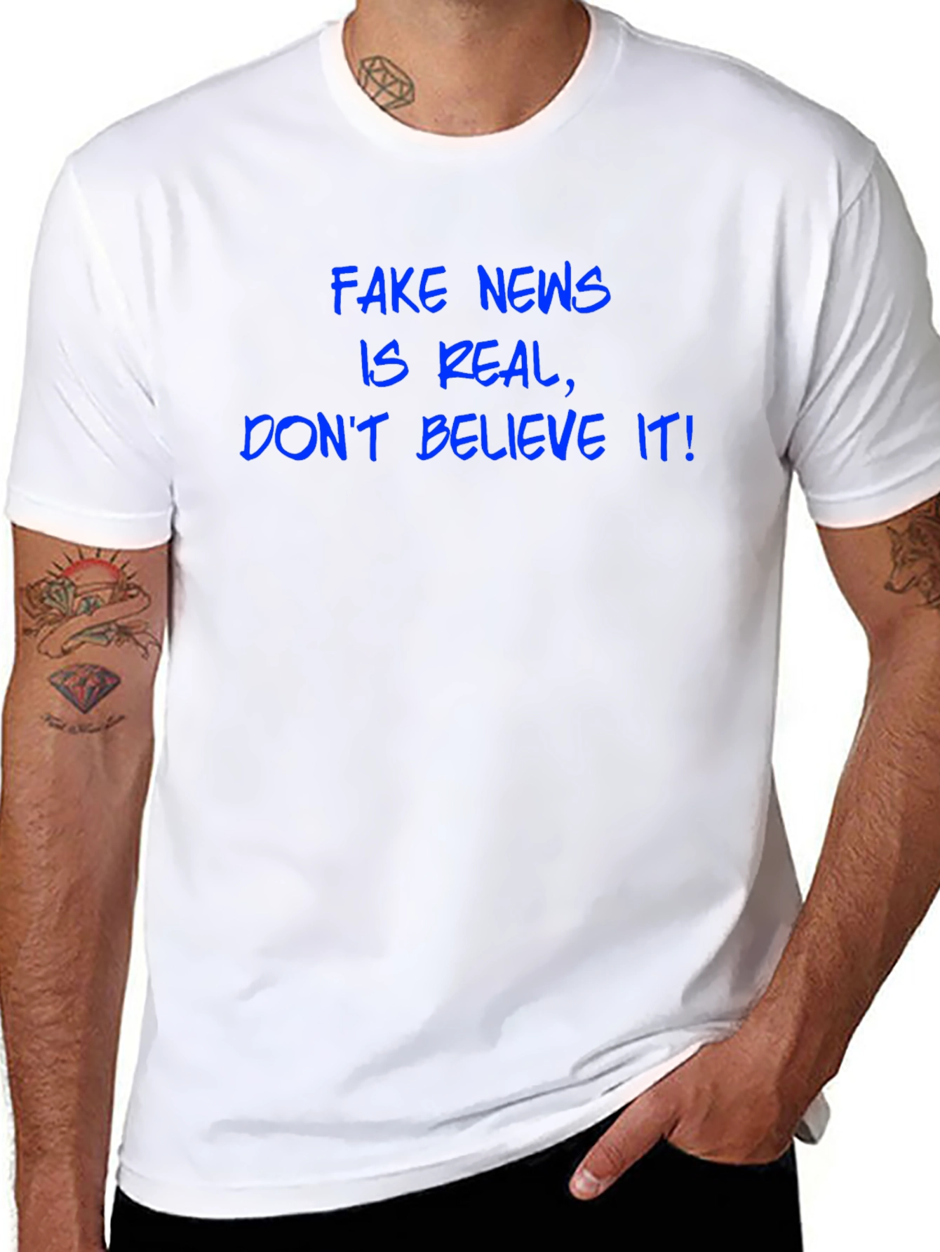 Fake News T-Shirt - Funny Slogan Tee