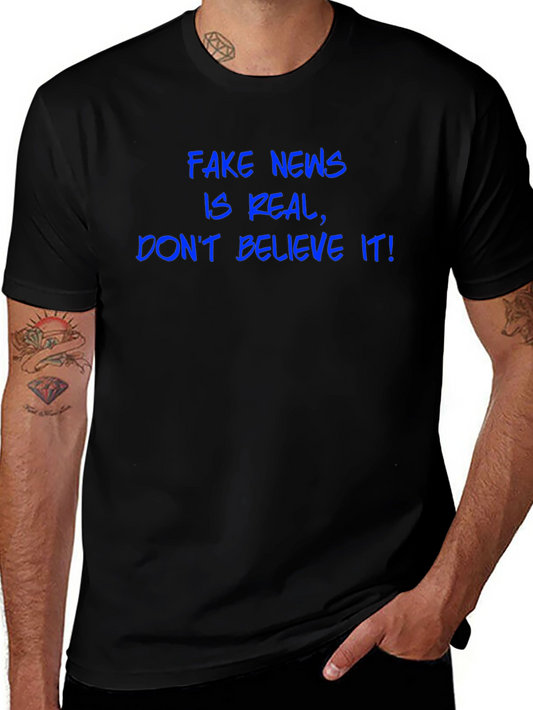 Fake News T-Shirt - Funny Slogan Tee