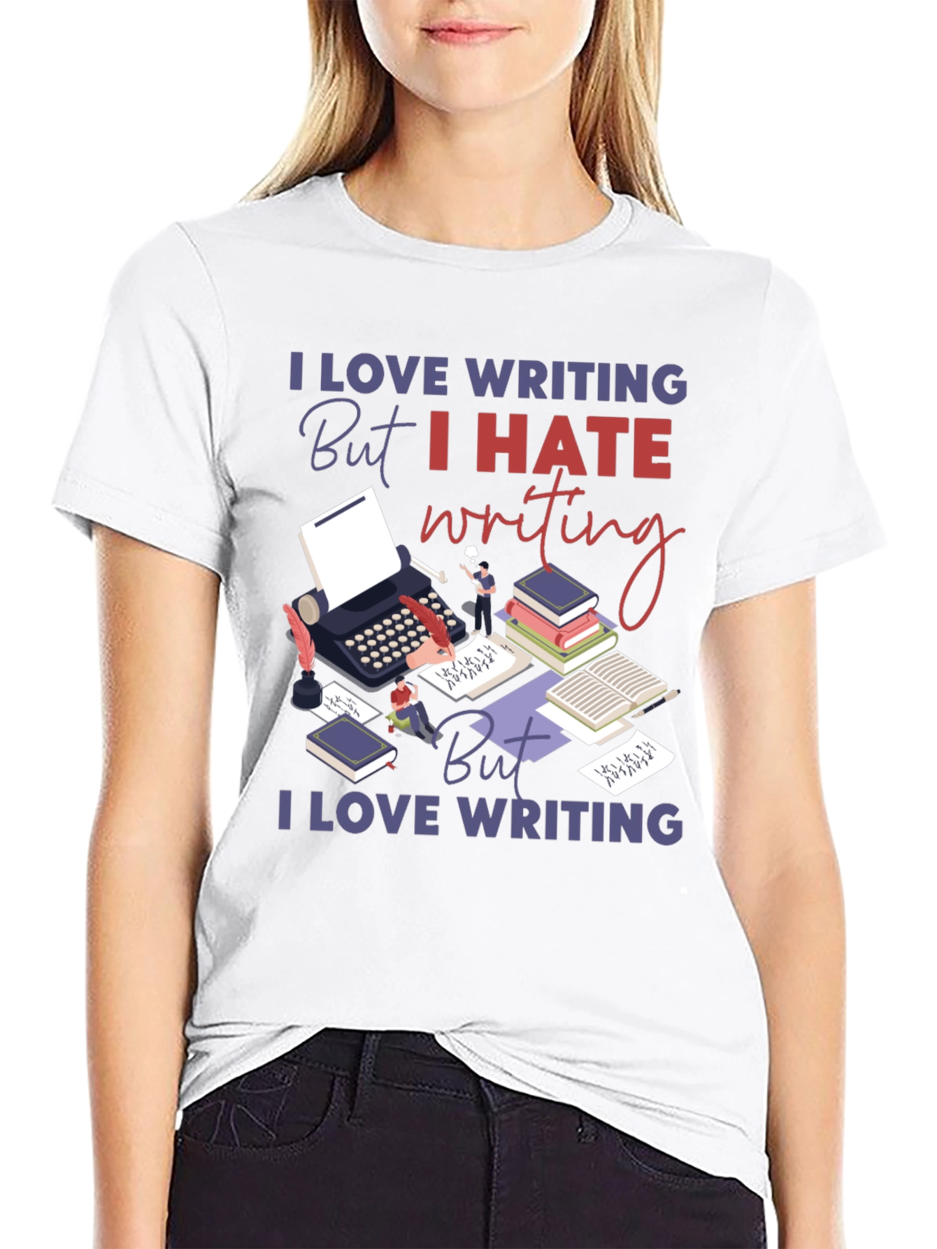 I Love Writing T-Shirt