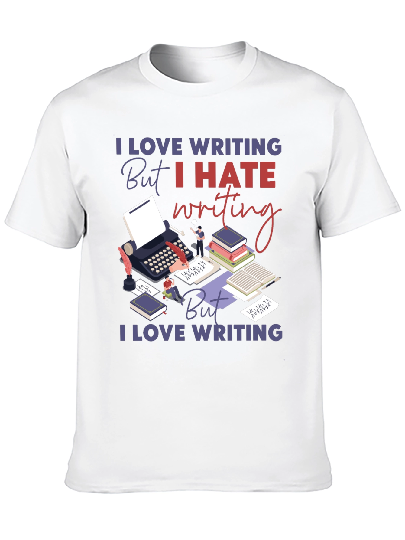 I Love Writing T-Shirt