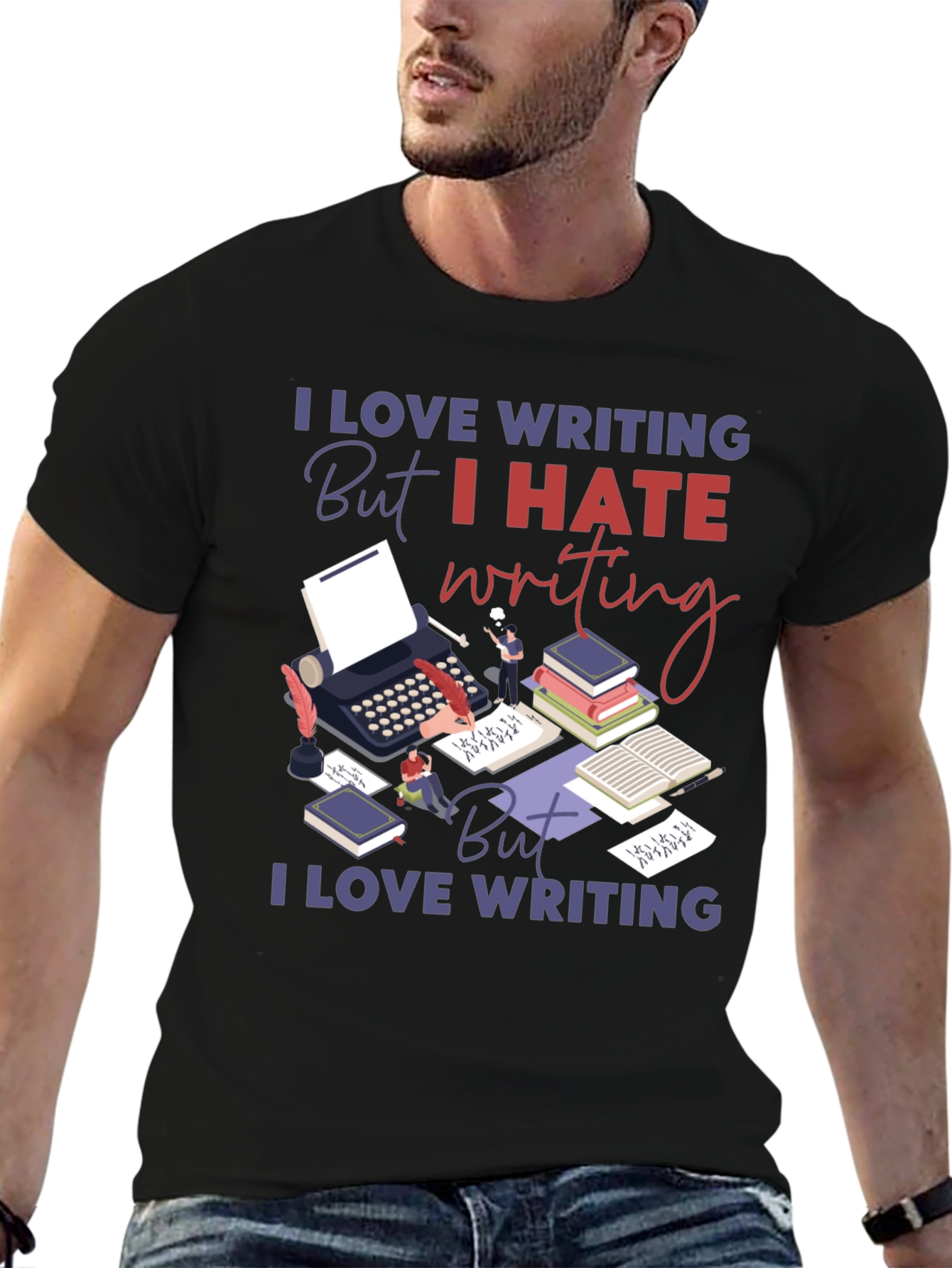 I Love Writing T-Shirt
