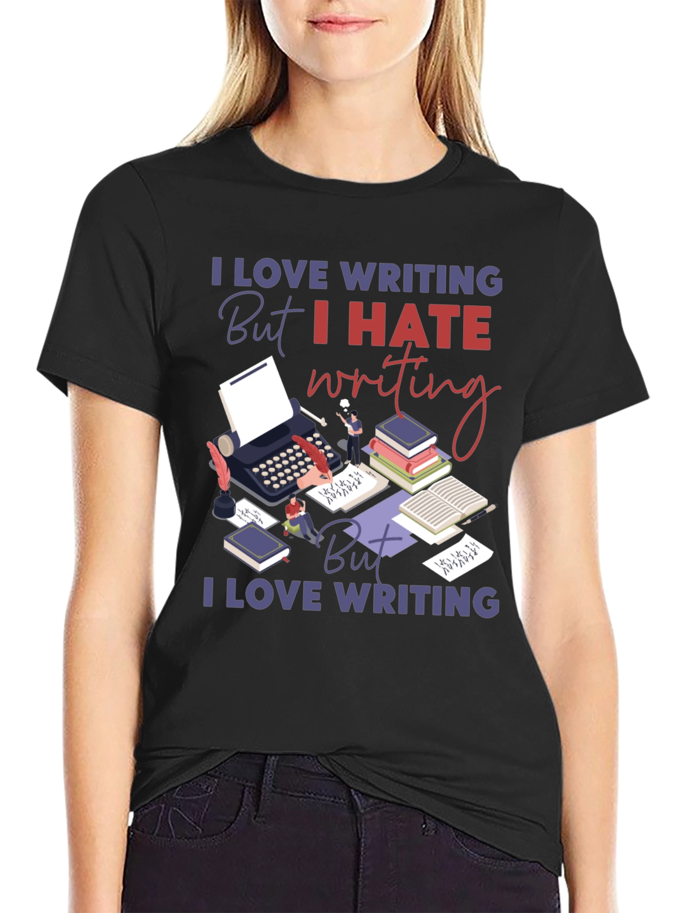 I Love Writing T-Shirt