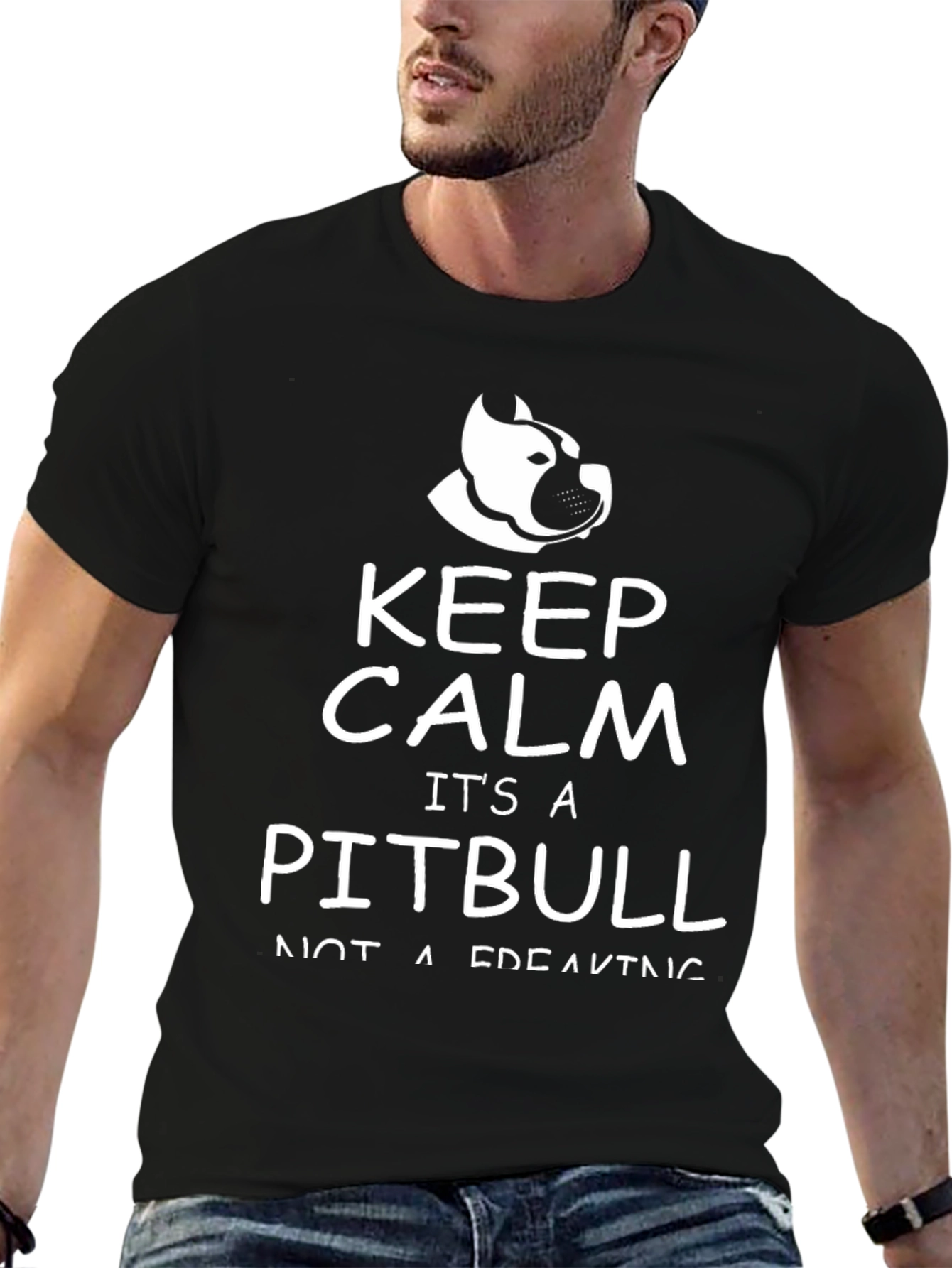 Keep Calm Its A Pitbull T-Shirt