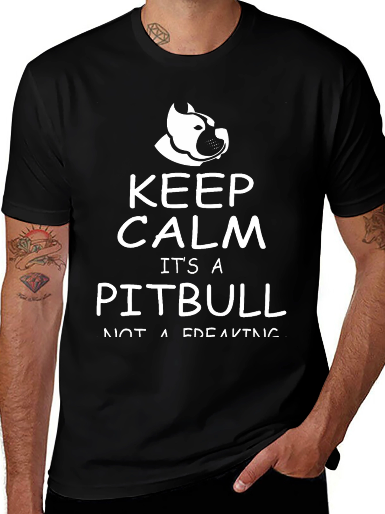 Keep Calm Its A Pitbull T-Shirt