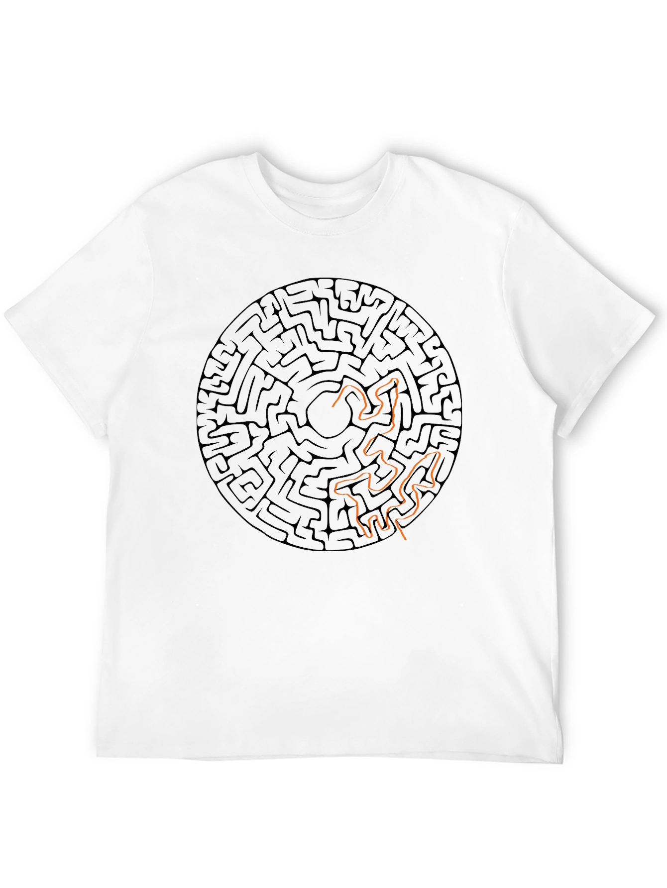 Maze Runner T-Shirt - Geometric Graphic Print
