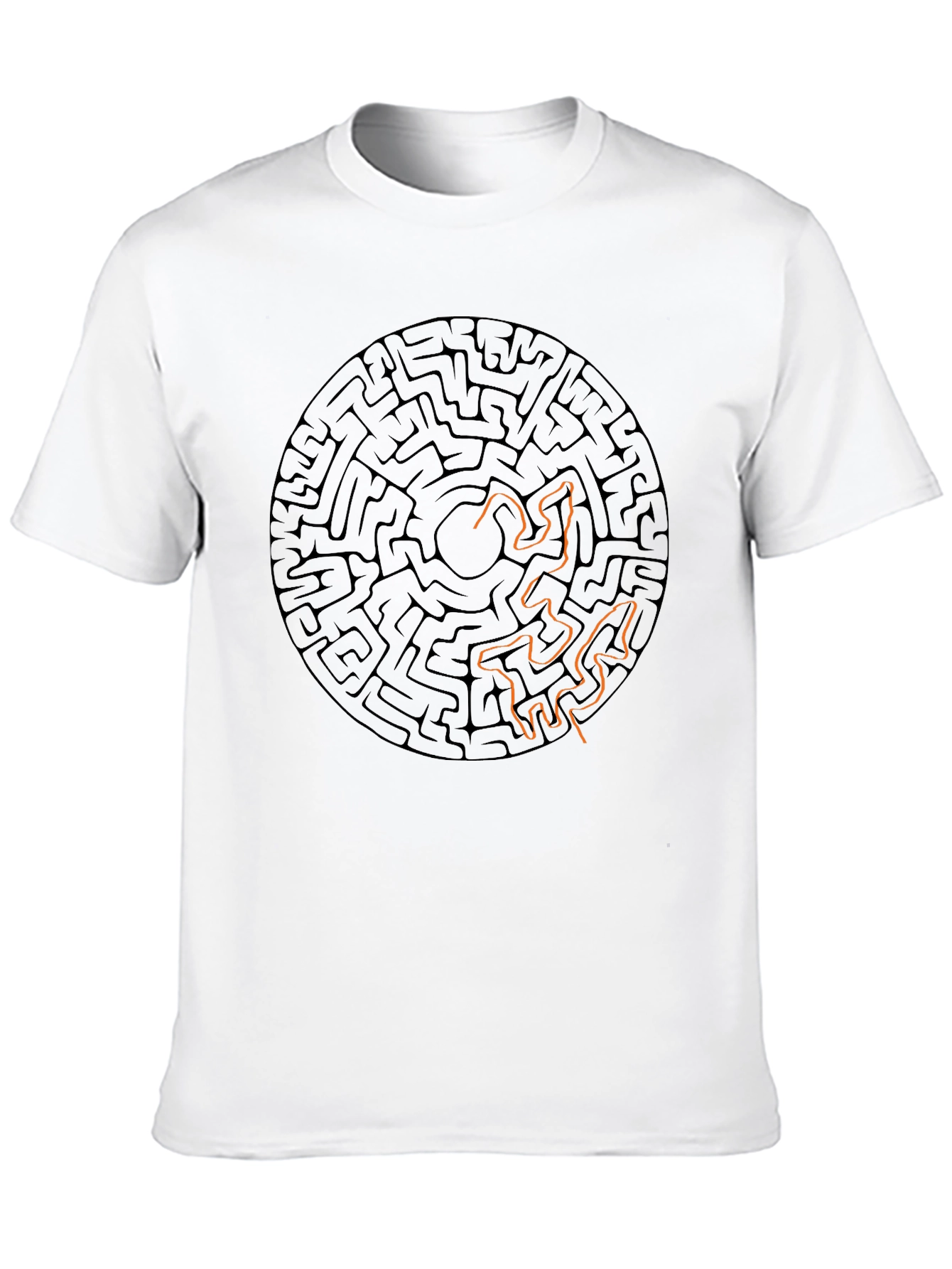 Maze Runner T-Shirt - Geometric Graphic Print