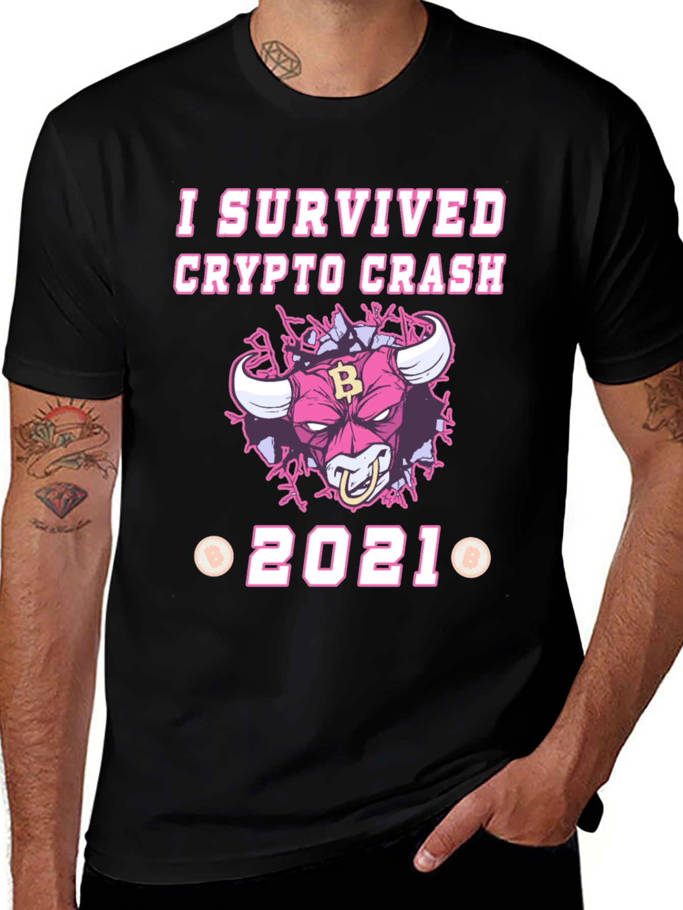 I Survived Crypto Crash 2021 T-Shirt