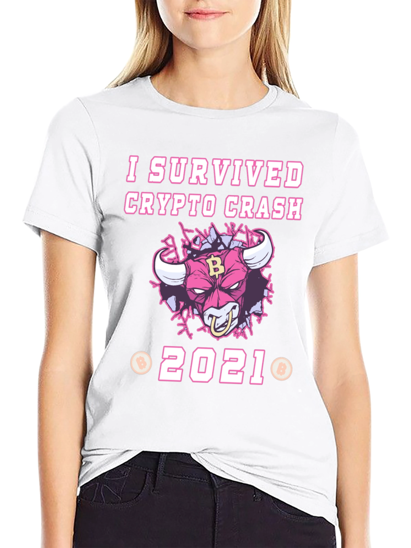 I Survived Crypto Crash 2021 T-Shirt