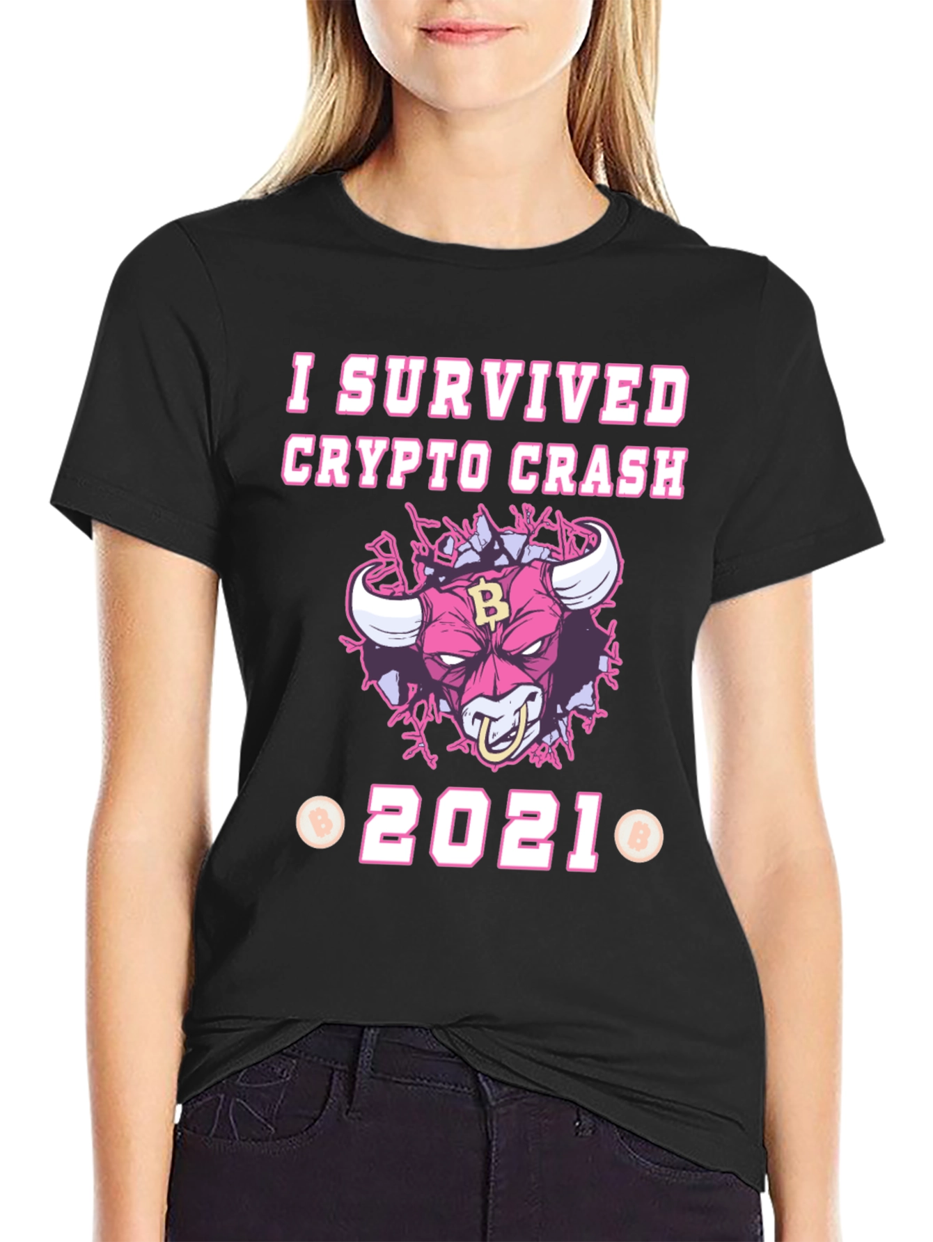I Survived Crypto Crash 2021 T-Shirt