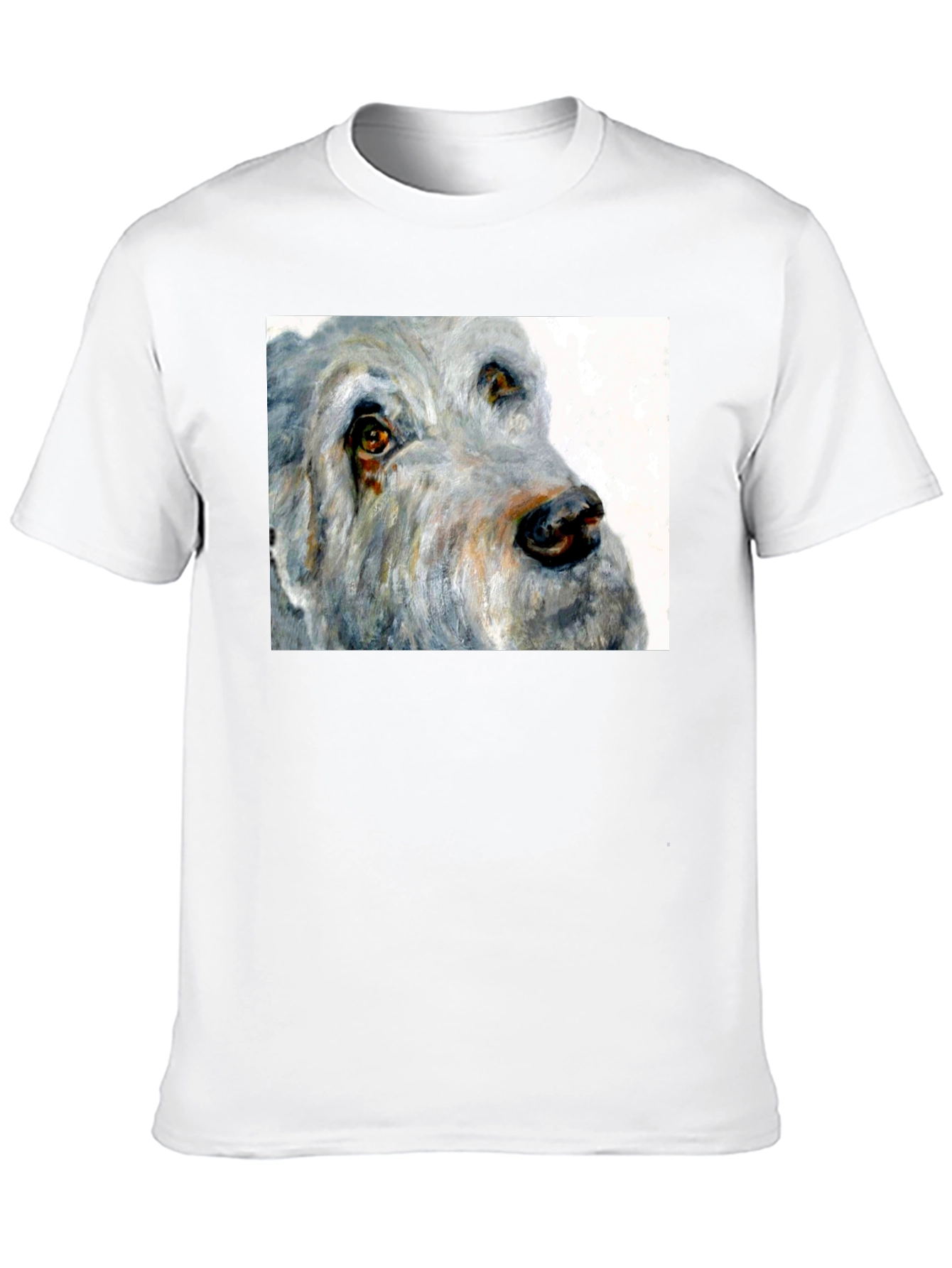 Dog Portrait Black T-Shirt