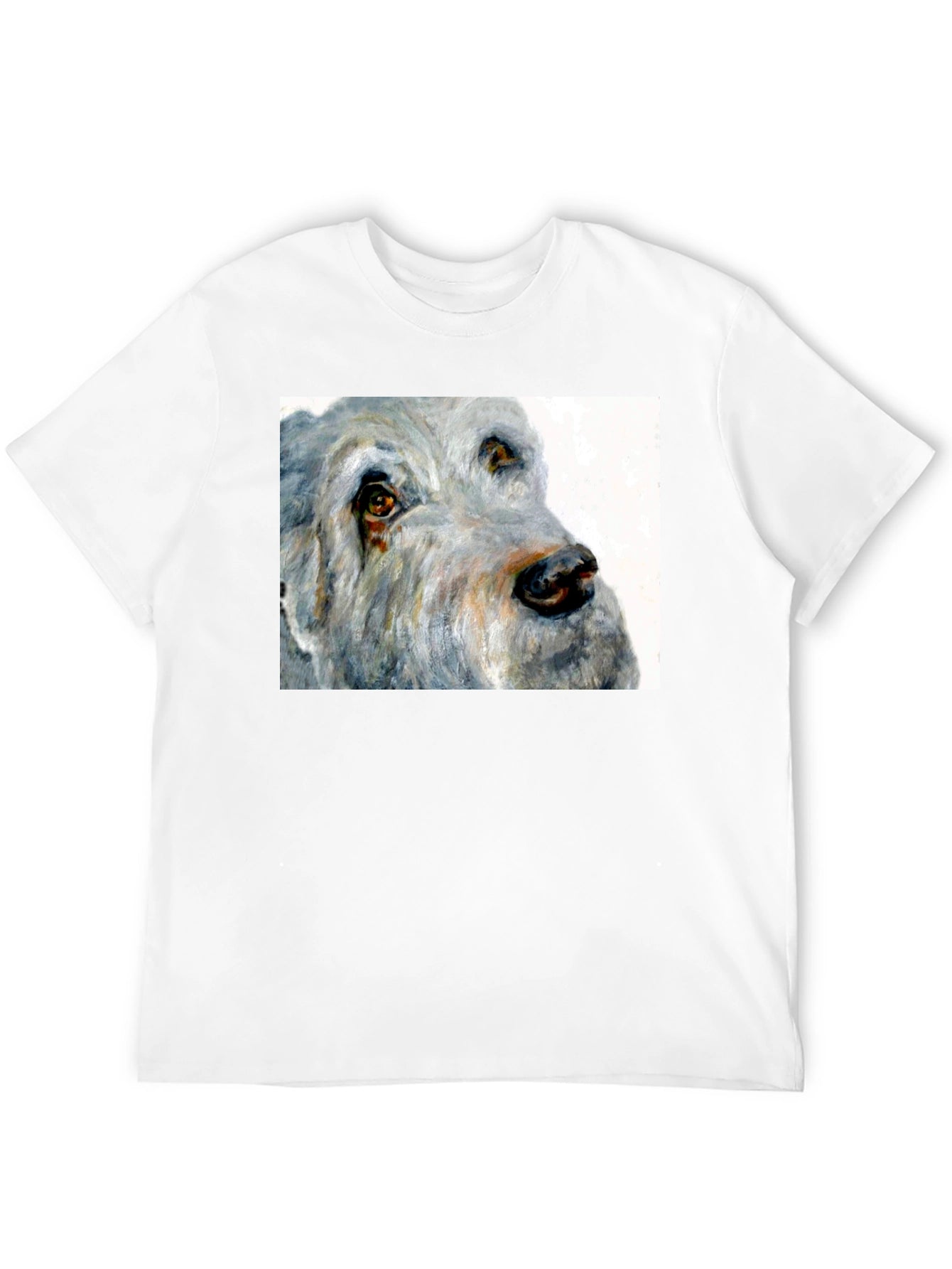 Dog Portrait Black T-Shirt