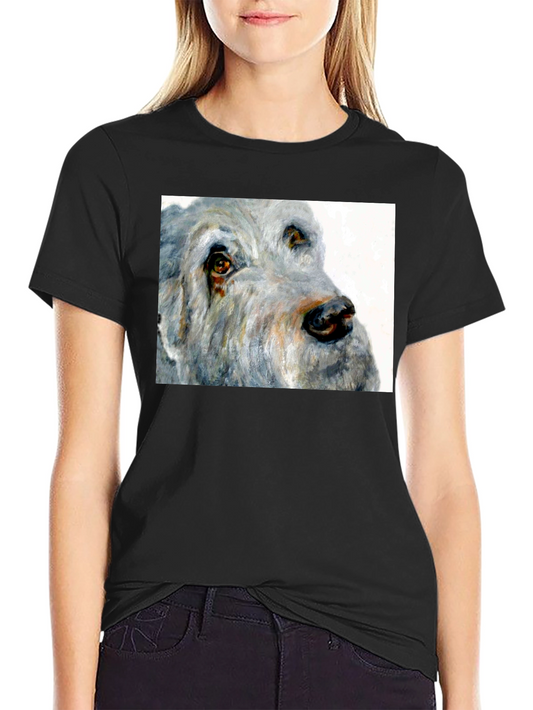 Dog Portrait Black T-Shirt