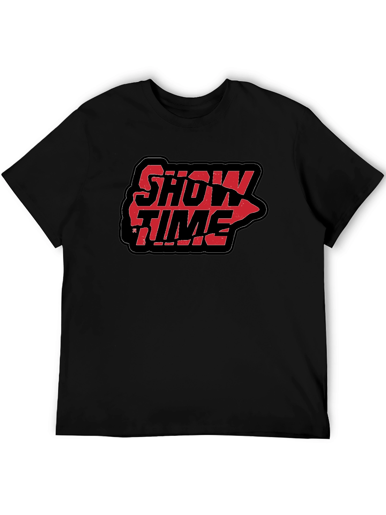 Showtime Graphic T-Shirt - Black Cotton Tee