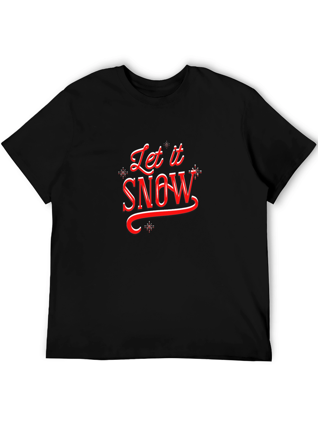 Let it Snow Holiday T-Shirt - Festive Christmas Tee
