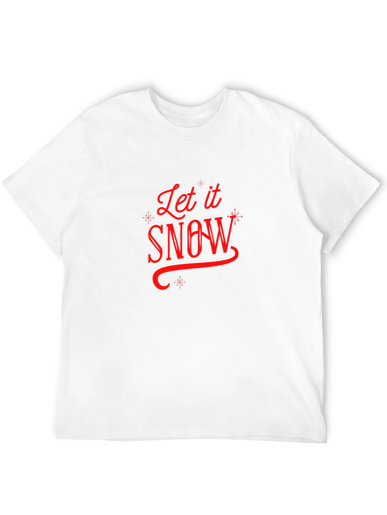 Let it Snow Holiday T-Shirt - Festive Christmas Tee