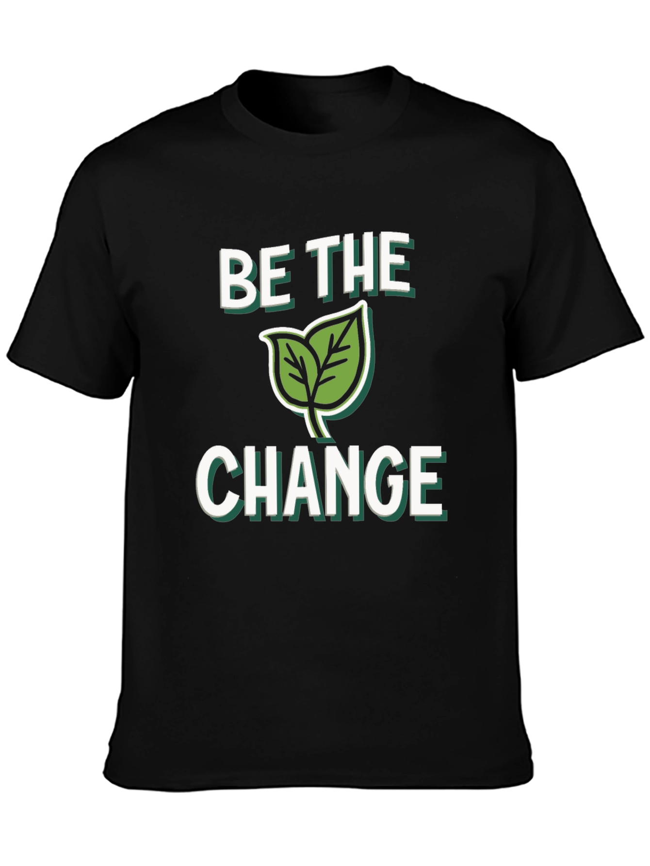 Be The Change Graphic T-Shirt - Eco Friendly Design