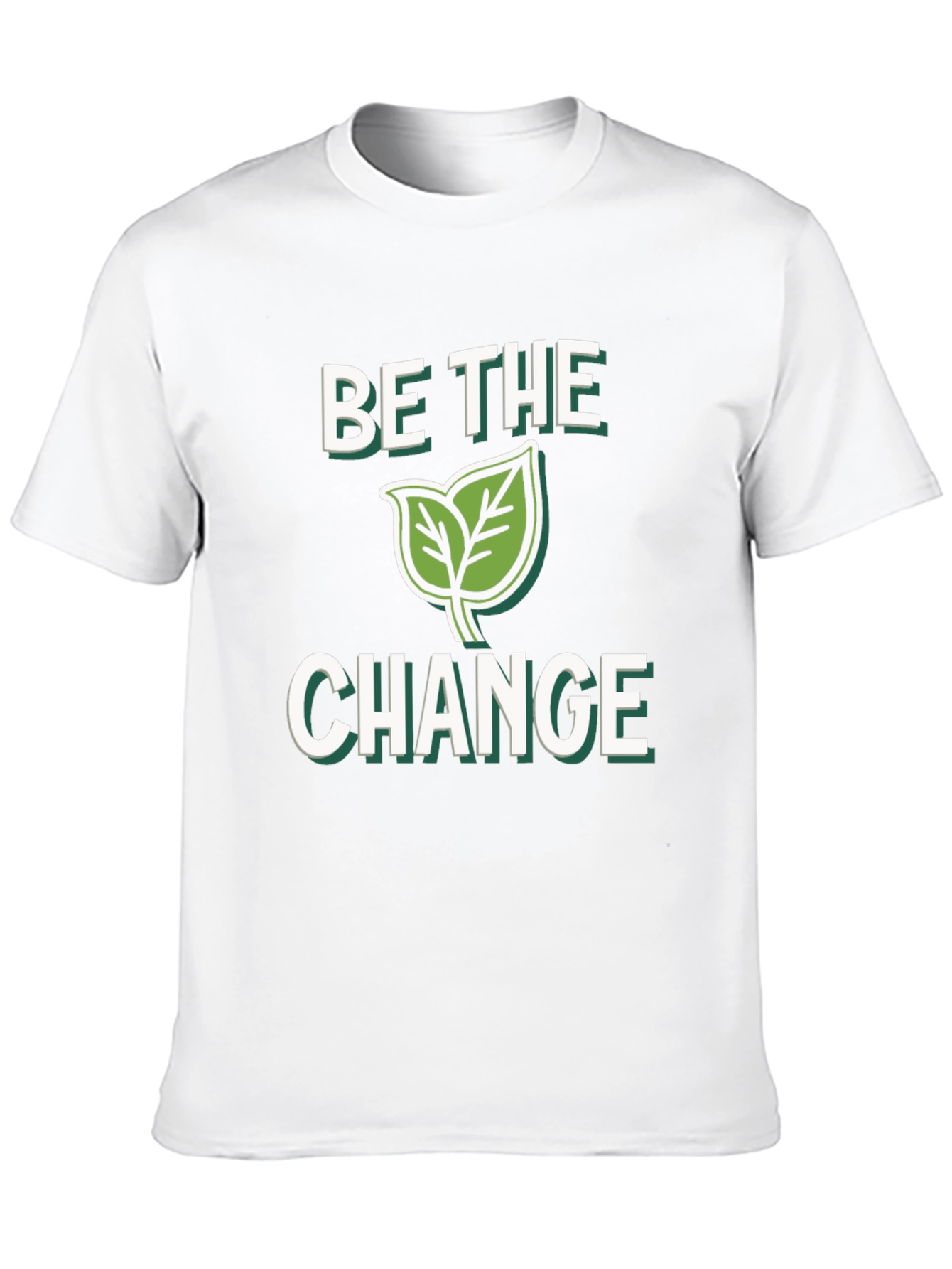 Be The Change Graphic T-Shirt - Eco Friendly Design