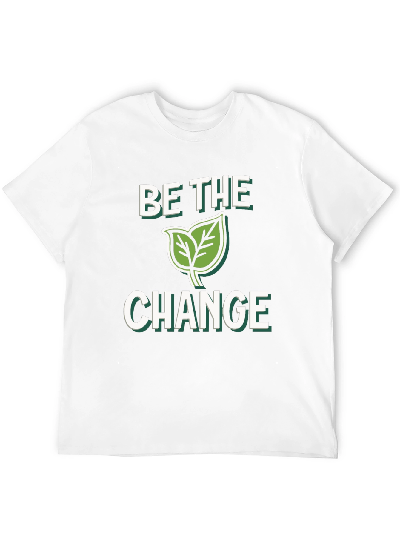 Be The Change Graphic T-Shirt - Eco Friendly Design