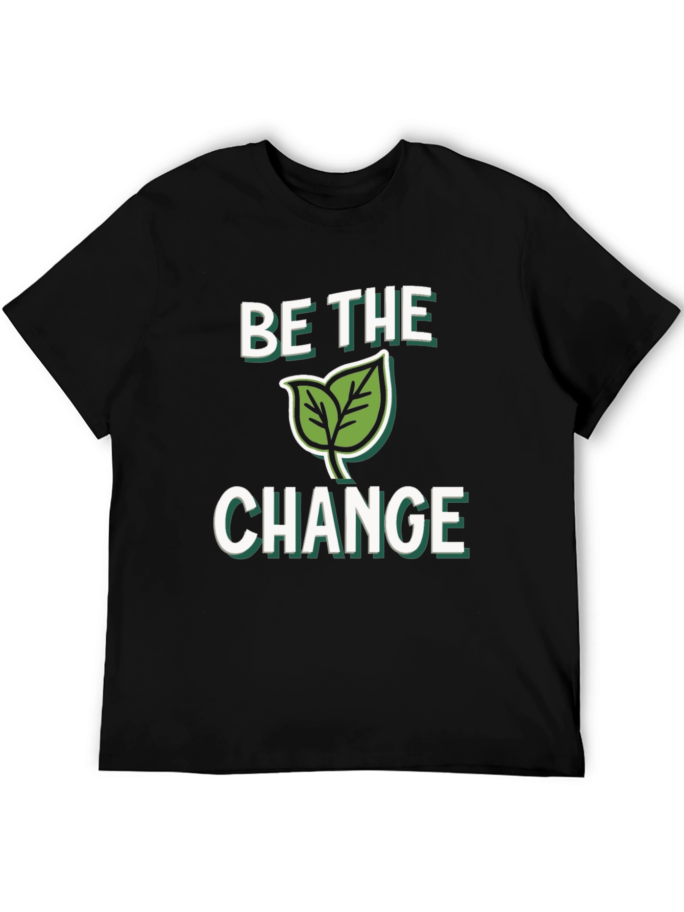 Be The Change Graphic T-Shirt - Eco Friendly Design