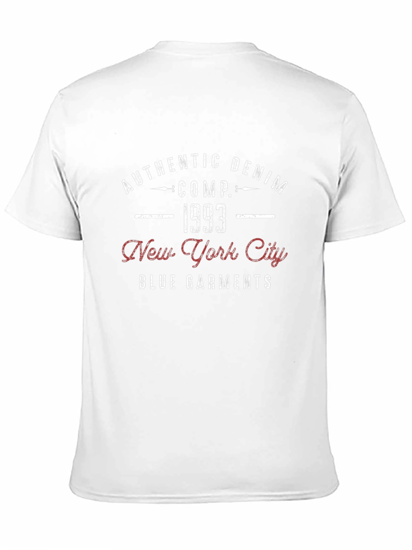 Authentic Denim Co. 1993 NYC Black T-Shirt