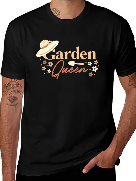 Garden Queen Black Graphic T-Shirt