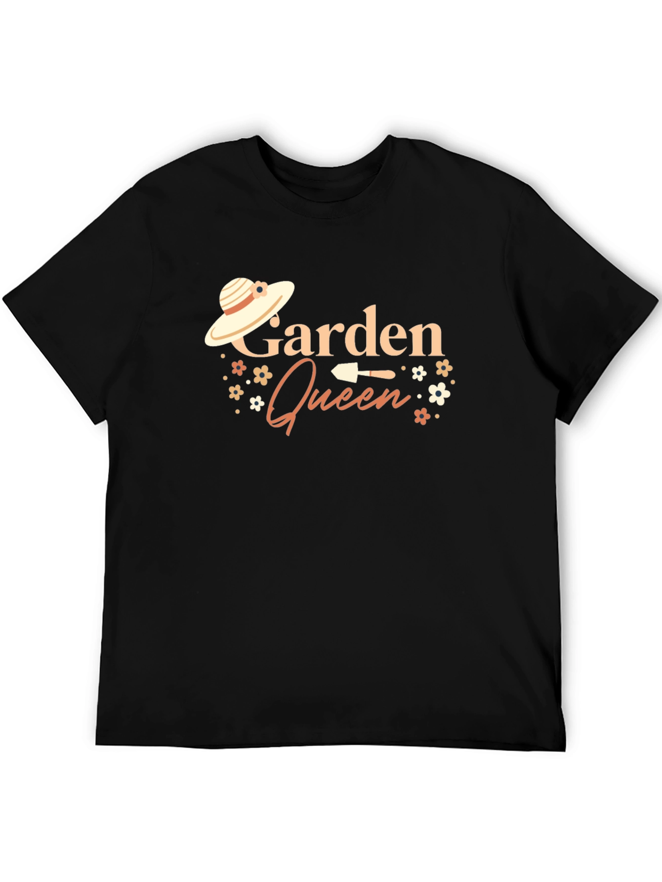 Garden Queen Black Graphic T-Shirt