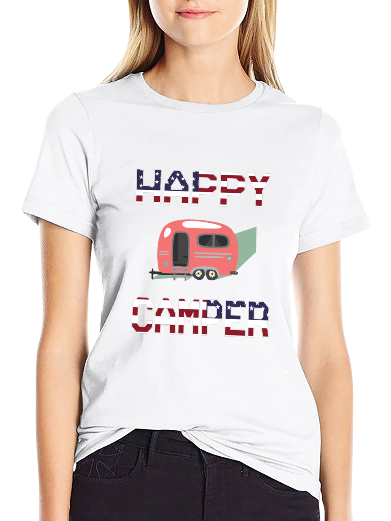 Happy Camper Graphic T-Shirt
