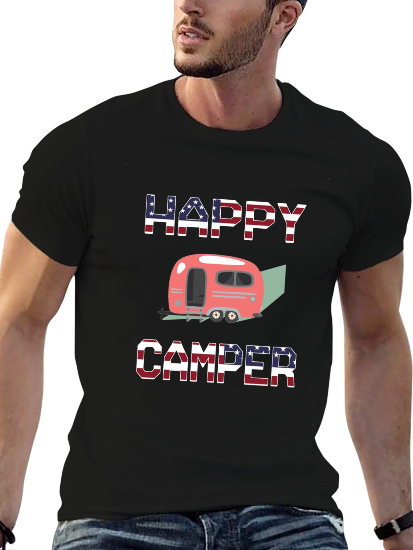 Happy Camper Graphic T-Shirt