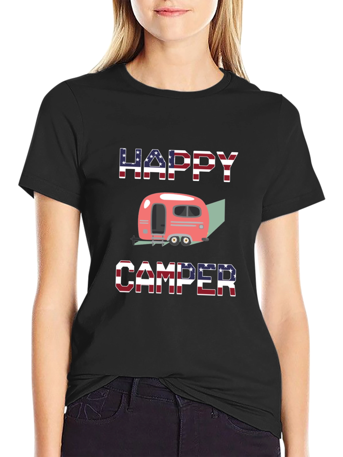 Happy Camper Graphic T-Shirt