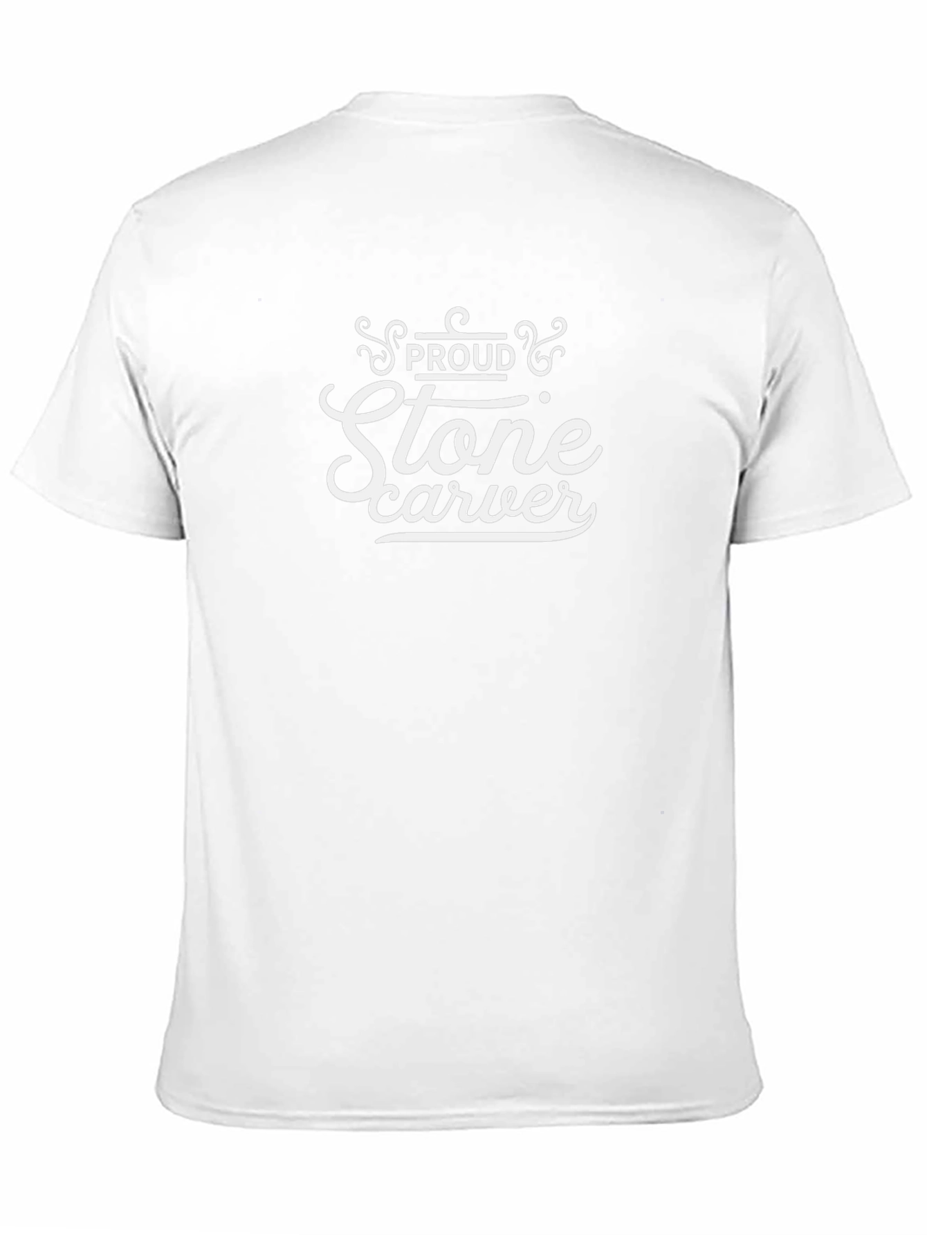 Proud Stone Carver Graphic T-Shirt - Black